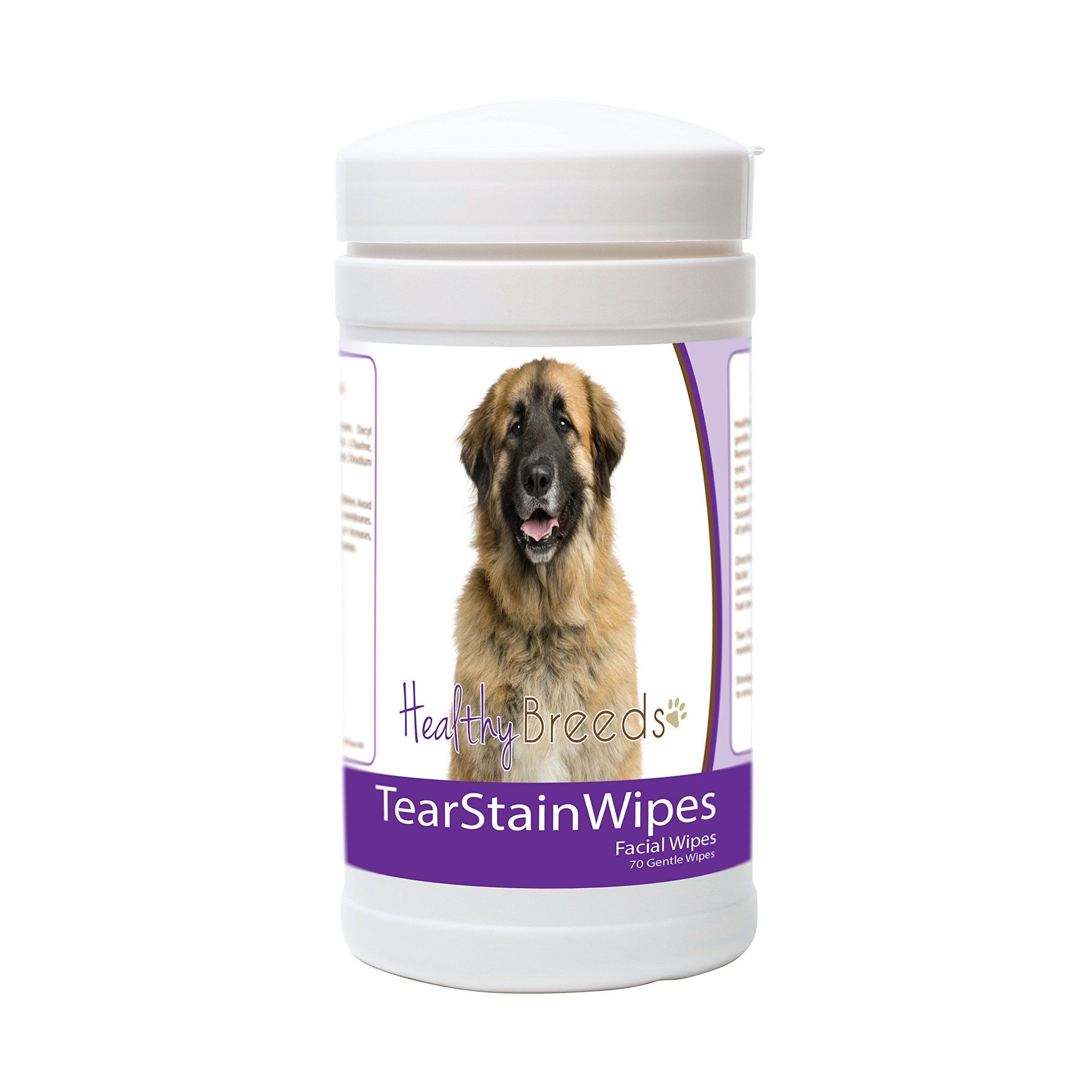 Healthy Breeds Leonberger Tear Stain Wipes 70 Count