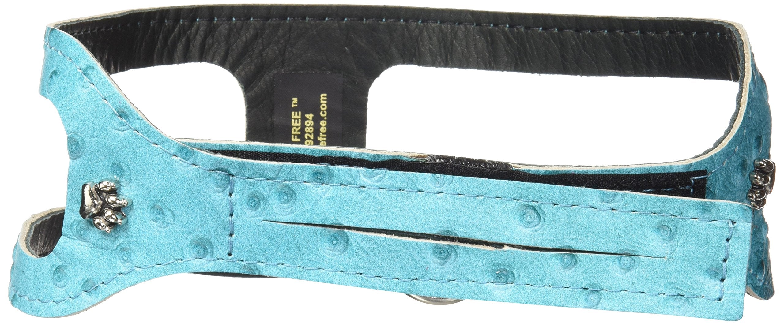 Chokefree Pet Shoulder Collar, 20-Inch, Ostrich Turquoise