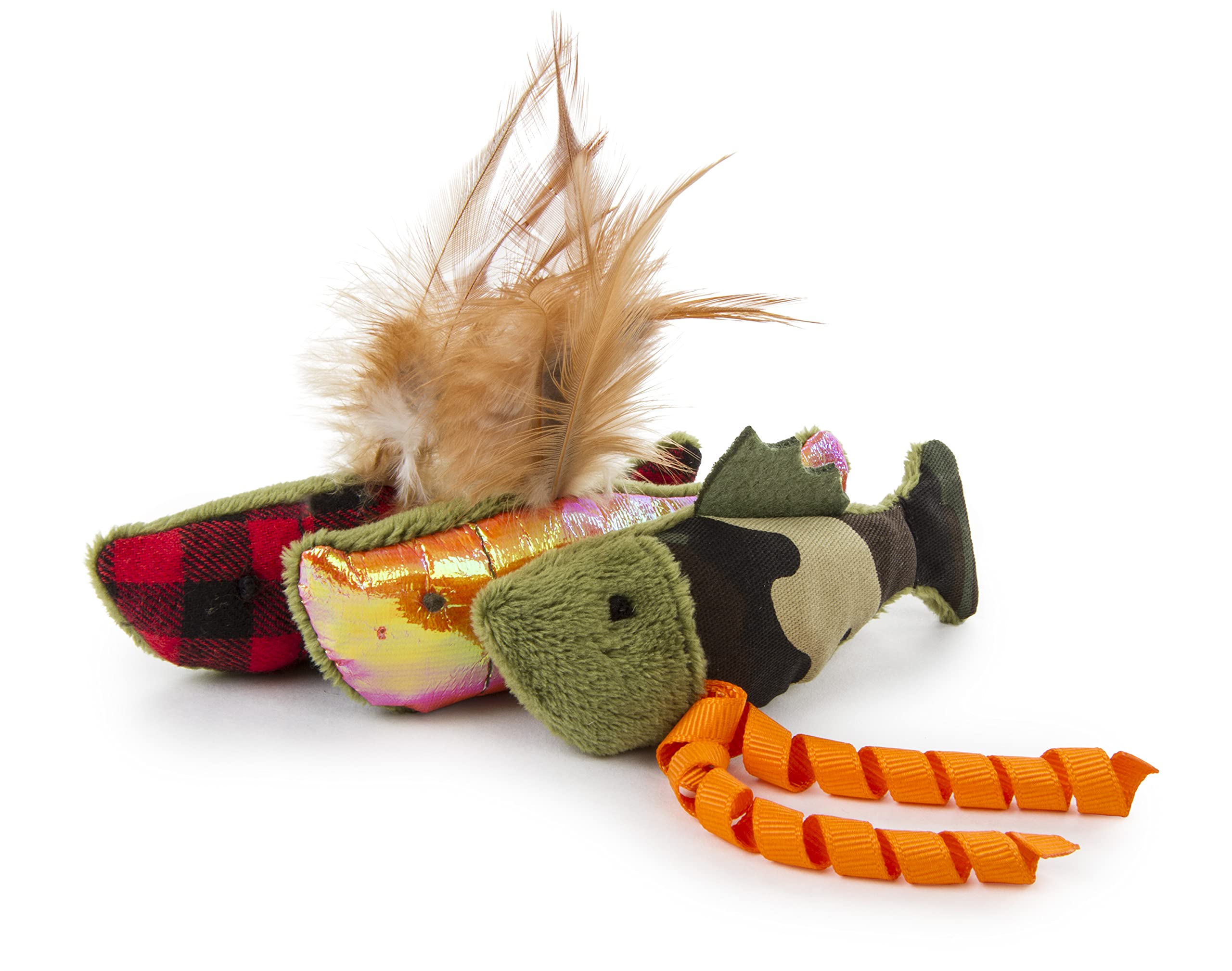 Smartykat (3 Count Fish Friends Crinkle Catnip Cat Toys - Multi Color, 3 Count
