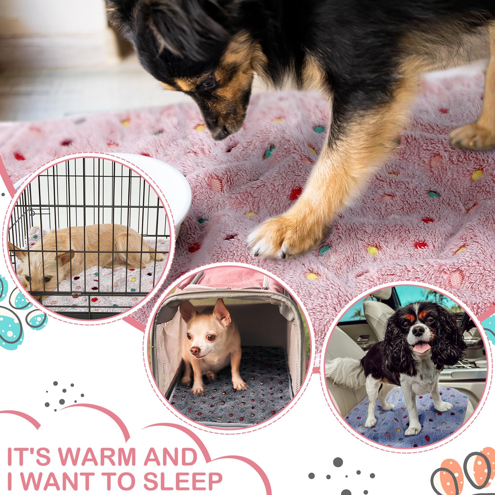 Tudomro 8 Pcs Guinea Pig Bedding Cage Liners Bulk Waterproof Blankets Small Animal Flannel Throw Bedding Absorbent Reusable Pet