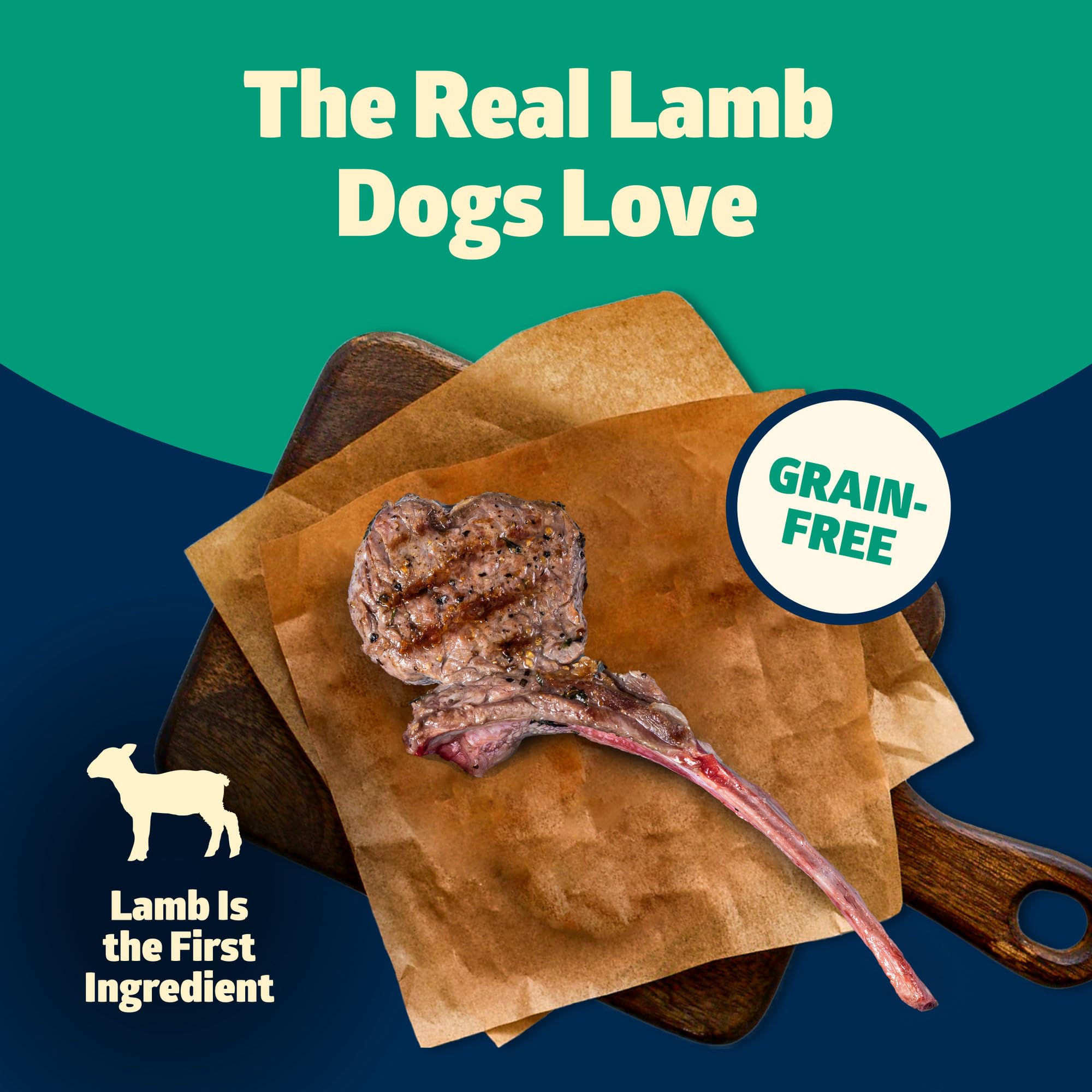 Blue Buffalo Freedom Grain-Free Wet Dog Food, Free of Glutens & Artificial Preservatives, Made with Natural Ingredients, Lamb Re