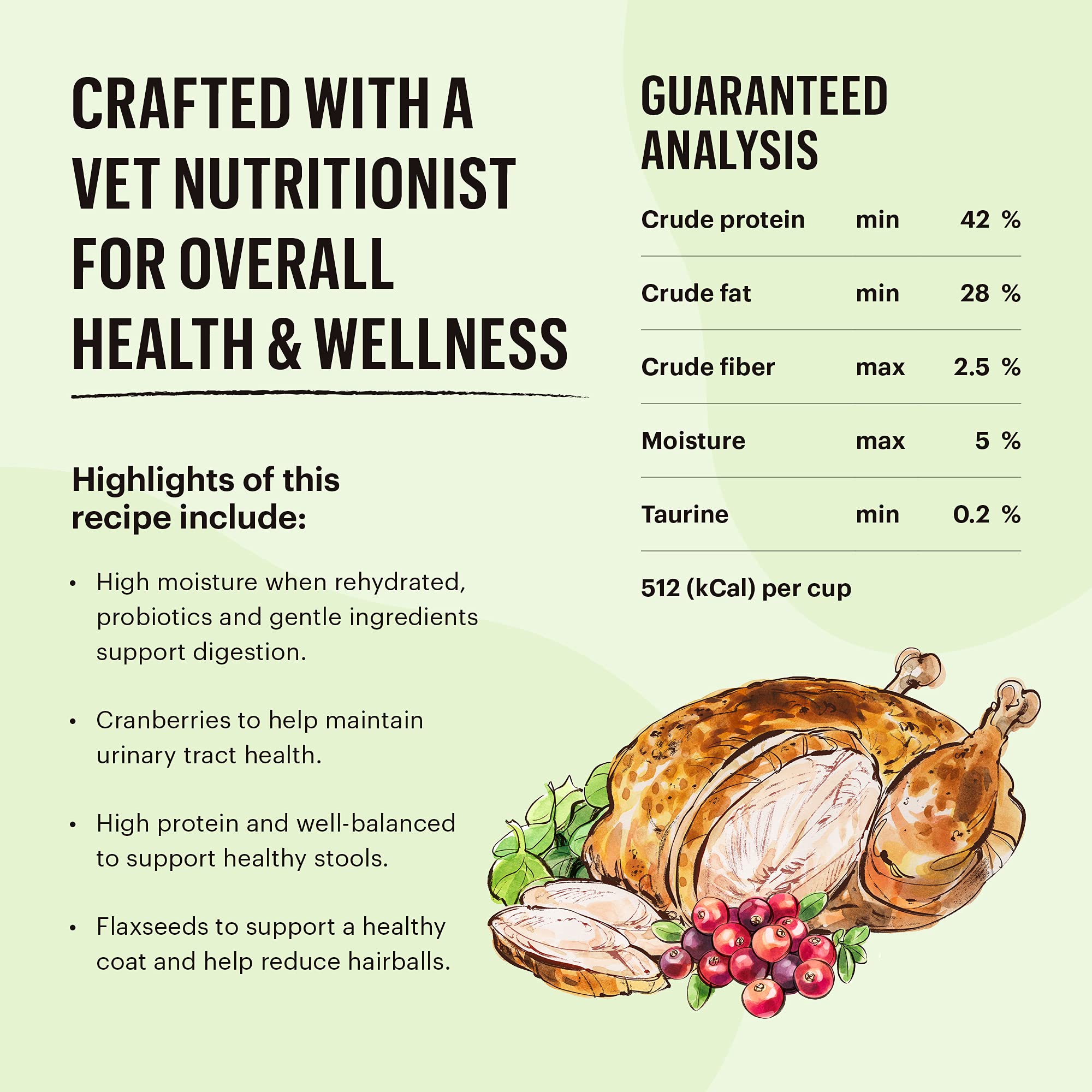 The Honest Kitchen Dehydrated Grain Free Chicken Cat Food, 2 lb Box