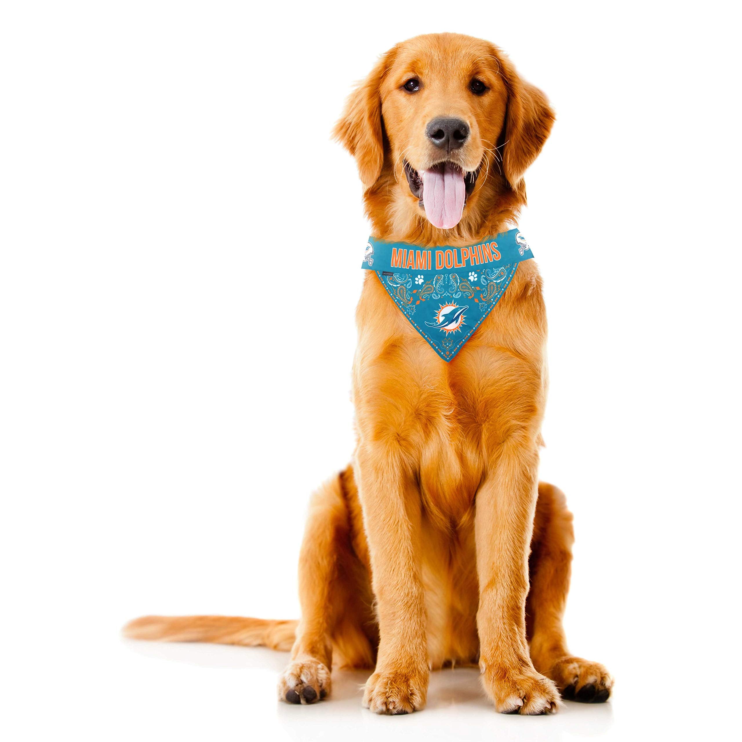 Littlearth Miami Dolphins NFL Pet Bandana