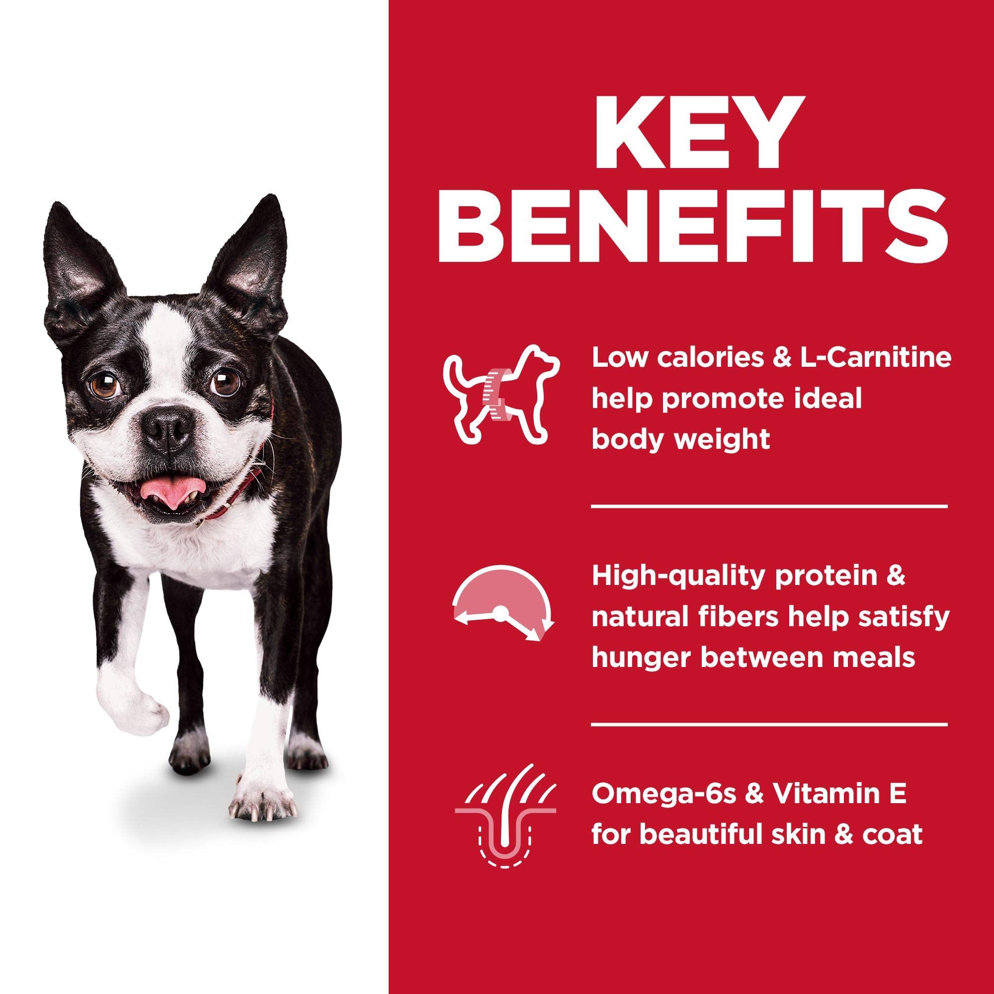 Hills Science Diet - Light Small Bites Lower Calories, Chicken Meal & Barley Dry Dog Food, 5 LB Bag