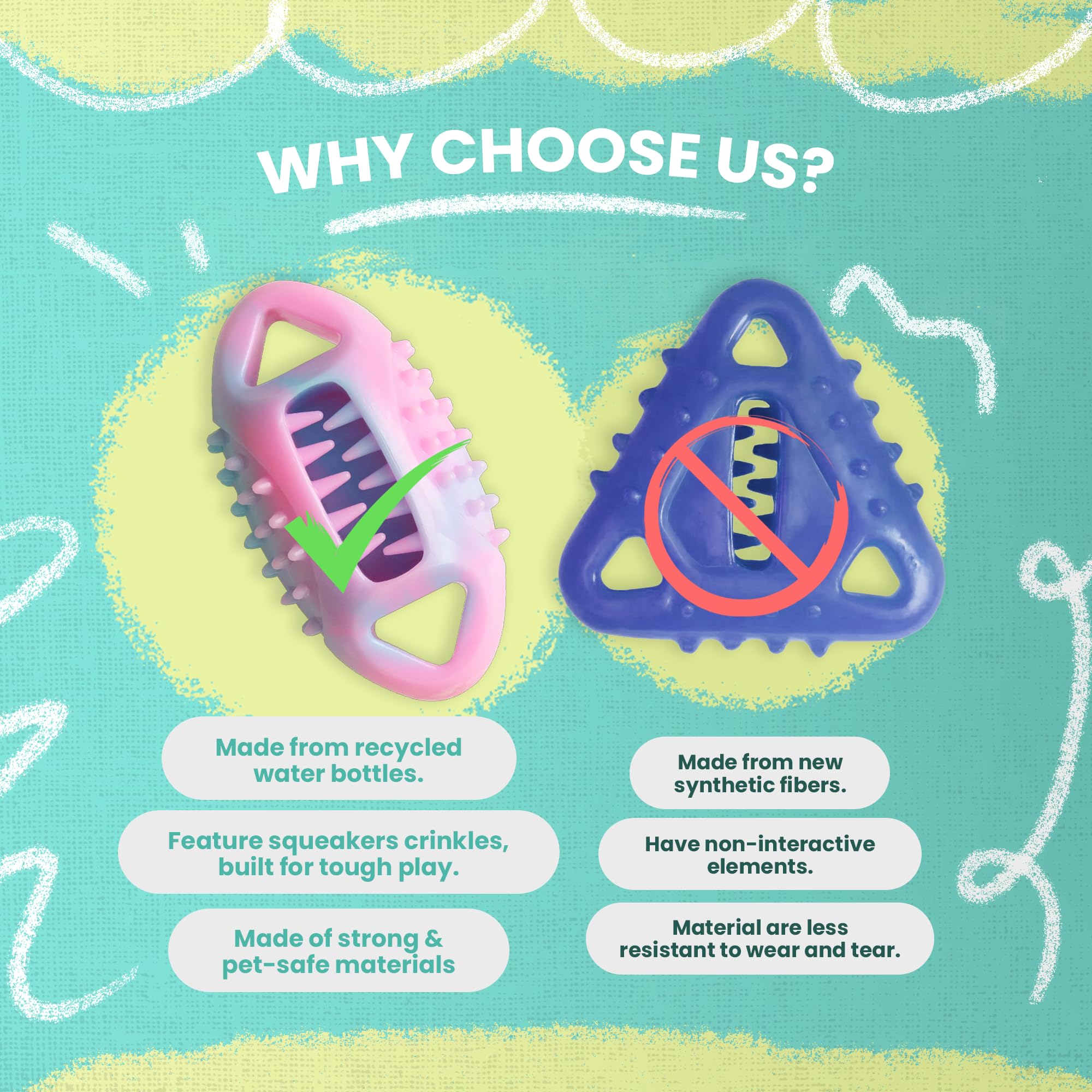 Snugarooz Snug-A-Feast Football Toy - Eco-Conscious Treat-Dispensing TPR Design - Durable, Chewable & Ideal for Fetch, Interacti