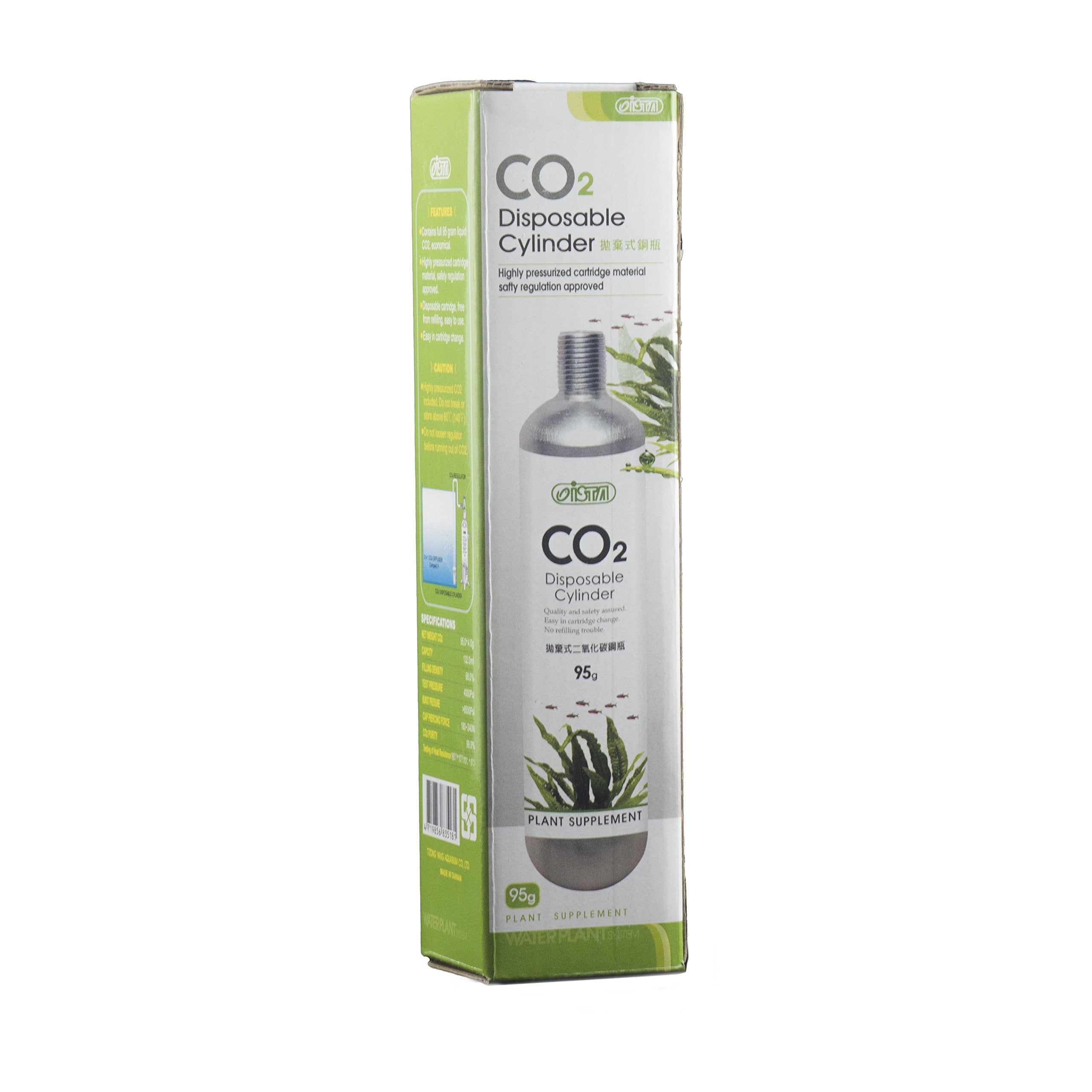 Gulfstream Tropical AGU00518 Ista Disposable Co2 Cartridge for Aquarium, 95gm
