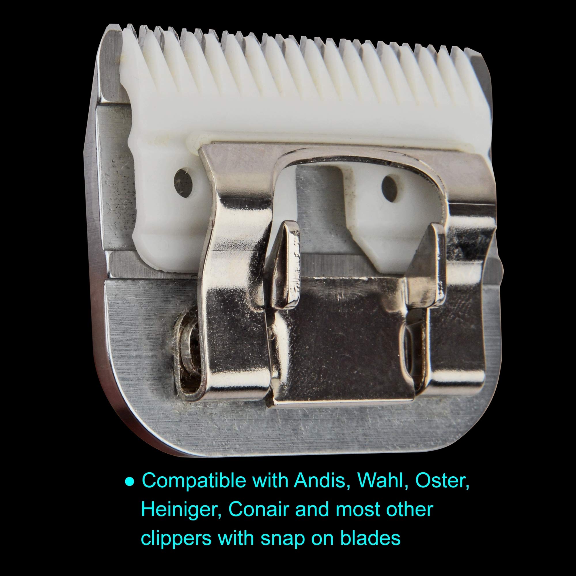 FURZONE Detachable Ceramic Blade - Size 7F, High-Tech Ceramic, Compatible with Andis, Oster, Wahl A5 Clippers