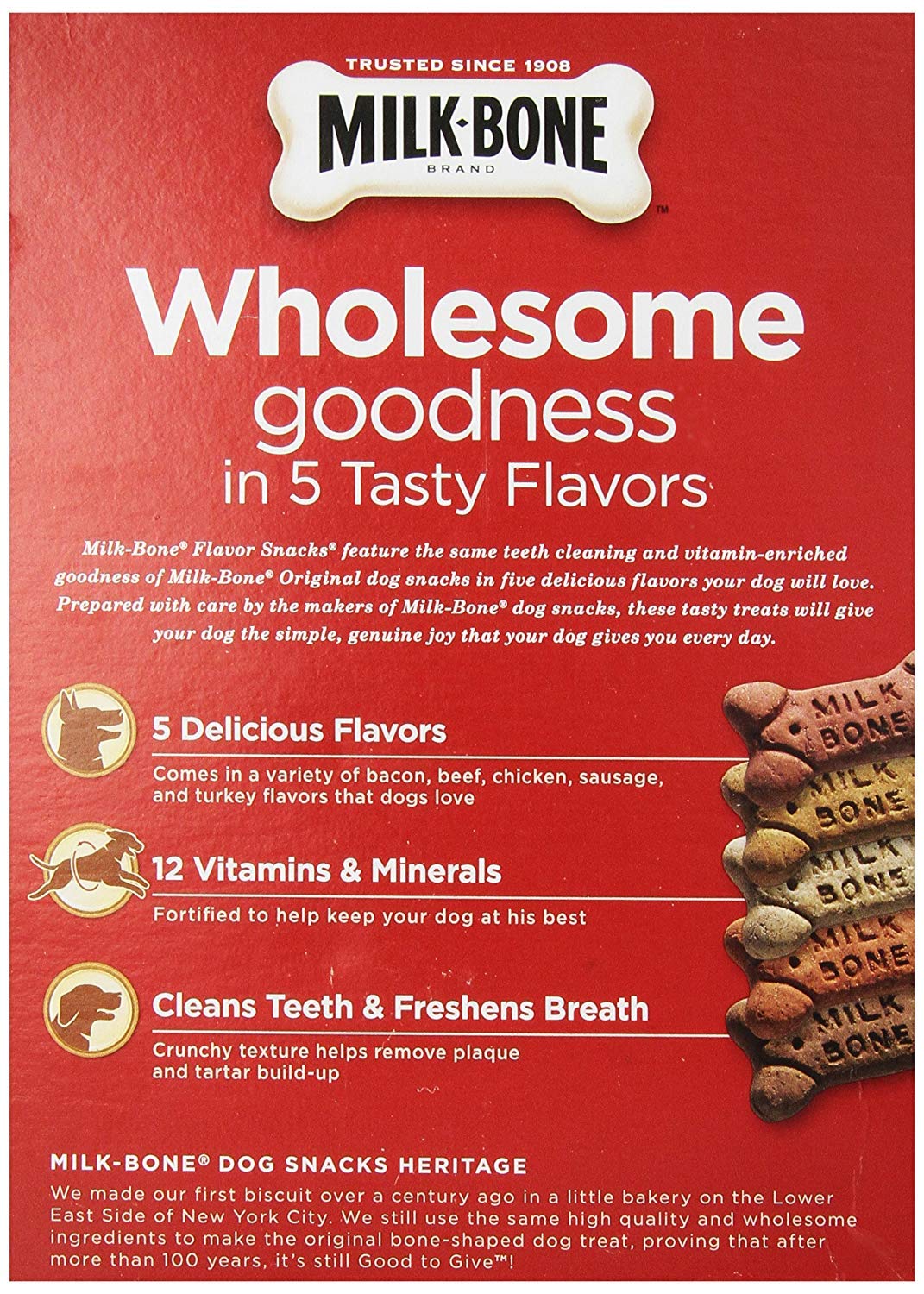 Milk-Bone 79100-90237 24 Oz Small & Medium Dog Size Dog Biscuits