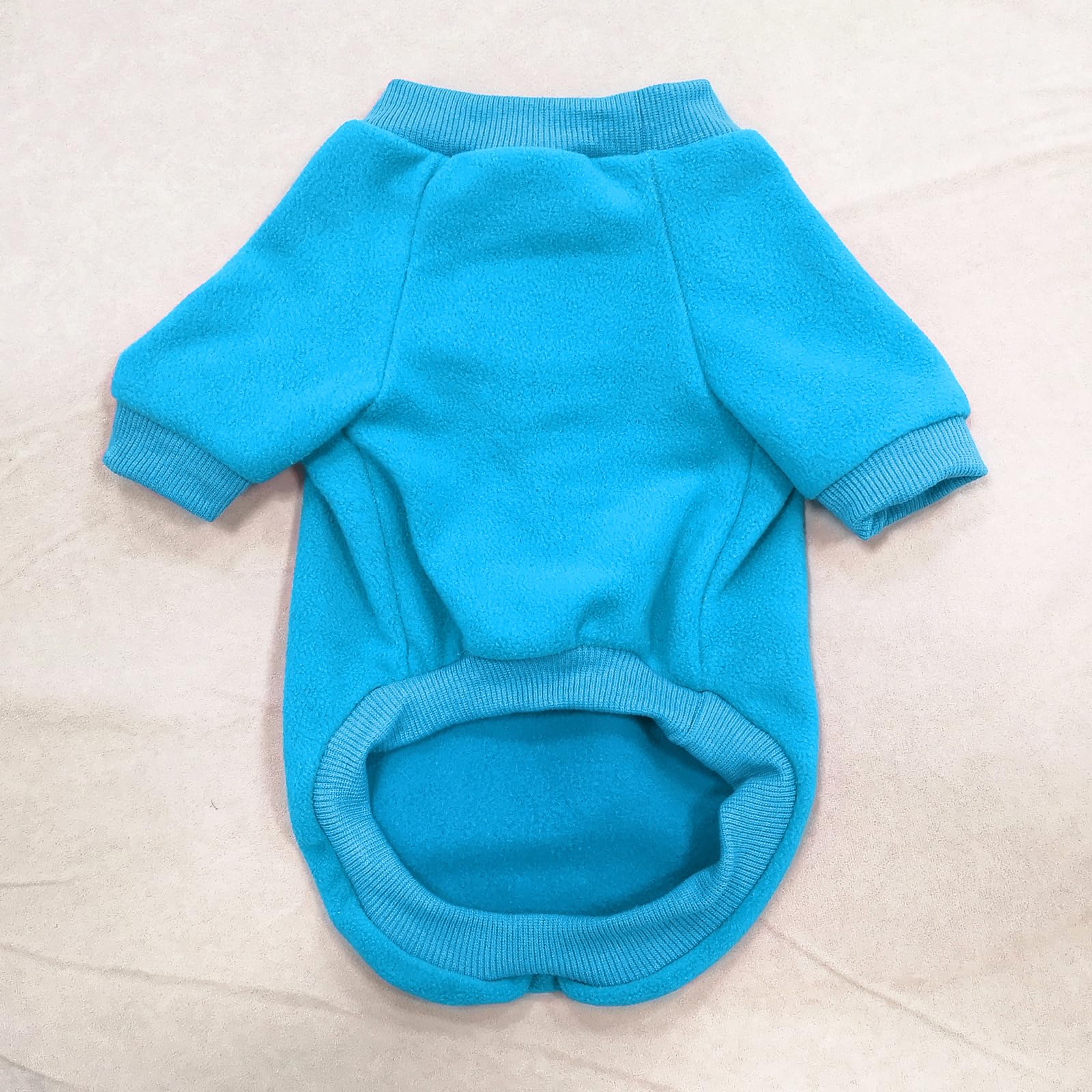 Idepet Dog Fleece Sweater, Small Dogs Shirt Pullover Sweatshirt Pet Dog Clothes Soft Puppy Sweater Warm Winter Shirt Classic Cat