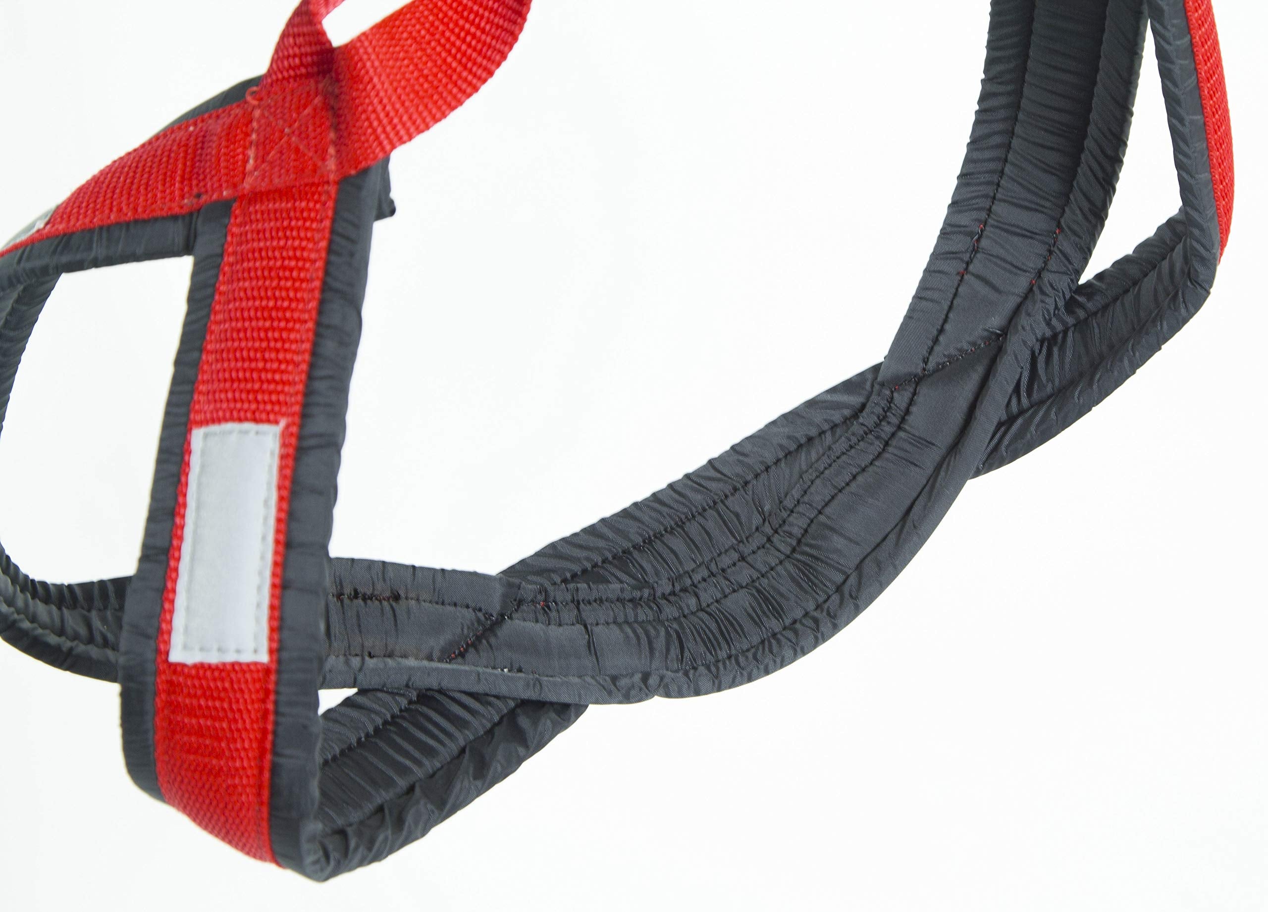 Neewa X-Back Racing Harness - Medium, Blue | High-Performance, Reflective Gear For Slim, Long-Bodied Dogs | Suitable For Canicross, Skijoring | Neck 14In, Chest 28In, Back 23In
