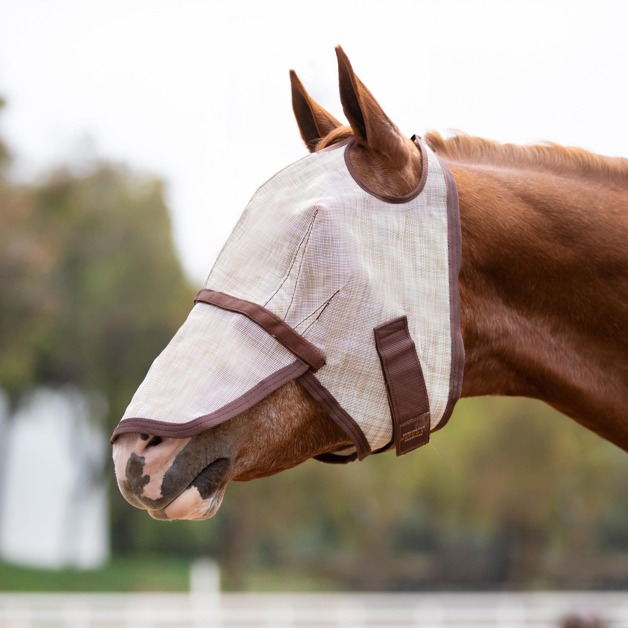 Kensington Fly Mask w/Web & Nose Size: X.Large Color: 500-Desert Sand