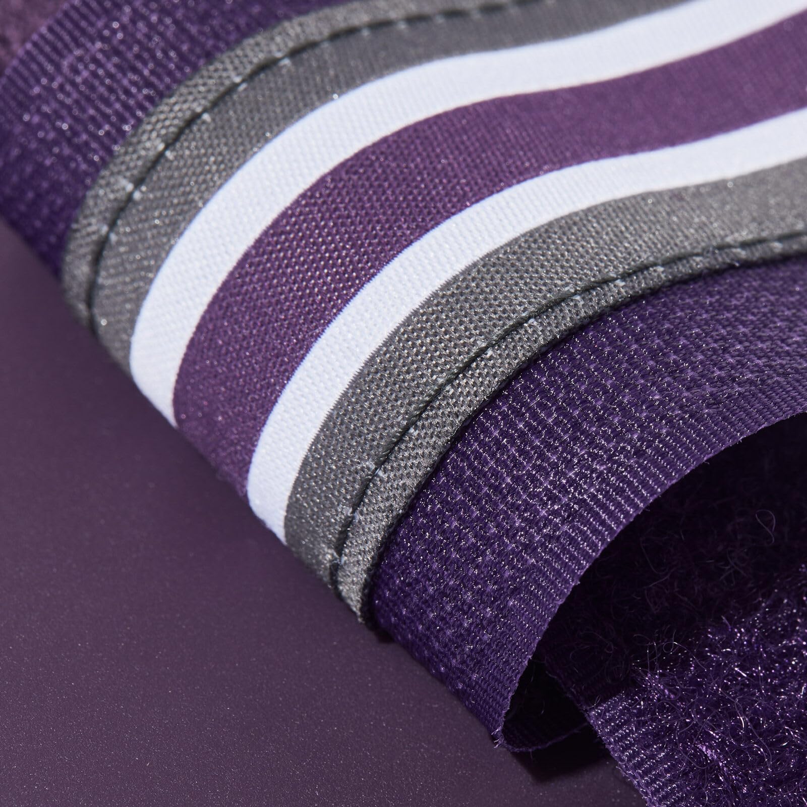 Horze Adepto Open Front Tendon Boots | Durable Shell With Neoprene Lining - Blackcurrant Purple - Horse