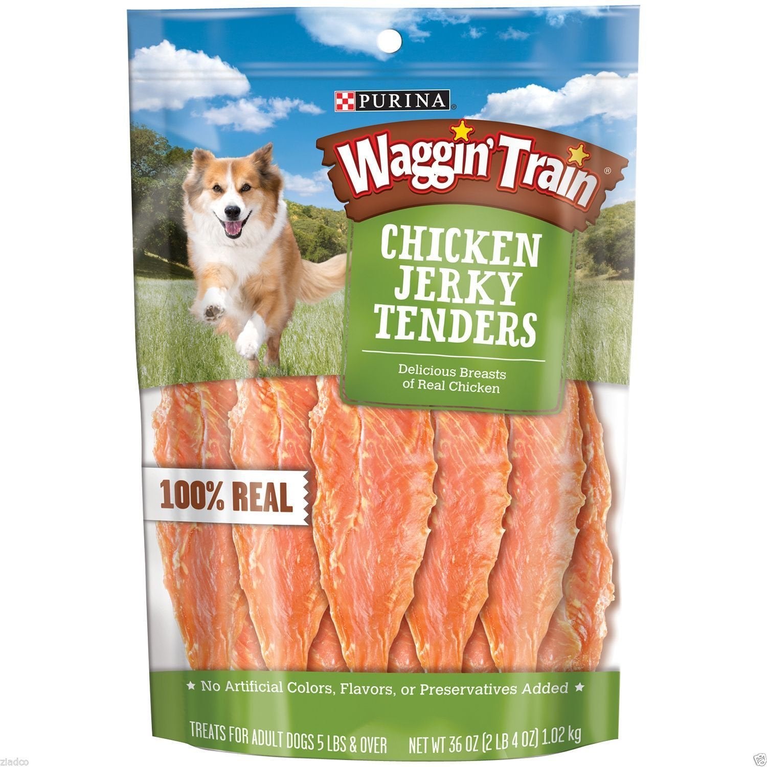 Waggin Train Chicken Jerky Dog Treats, 36 oz.