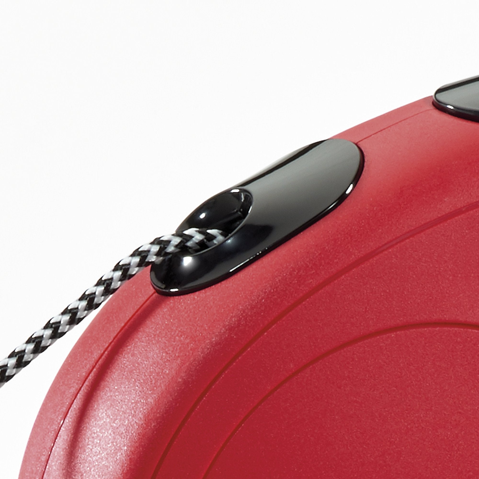 FLEXI New Classic Retractable Dog Leash (Cord), 26 ft, Medium, Red