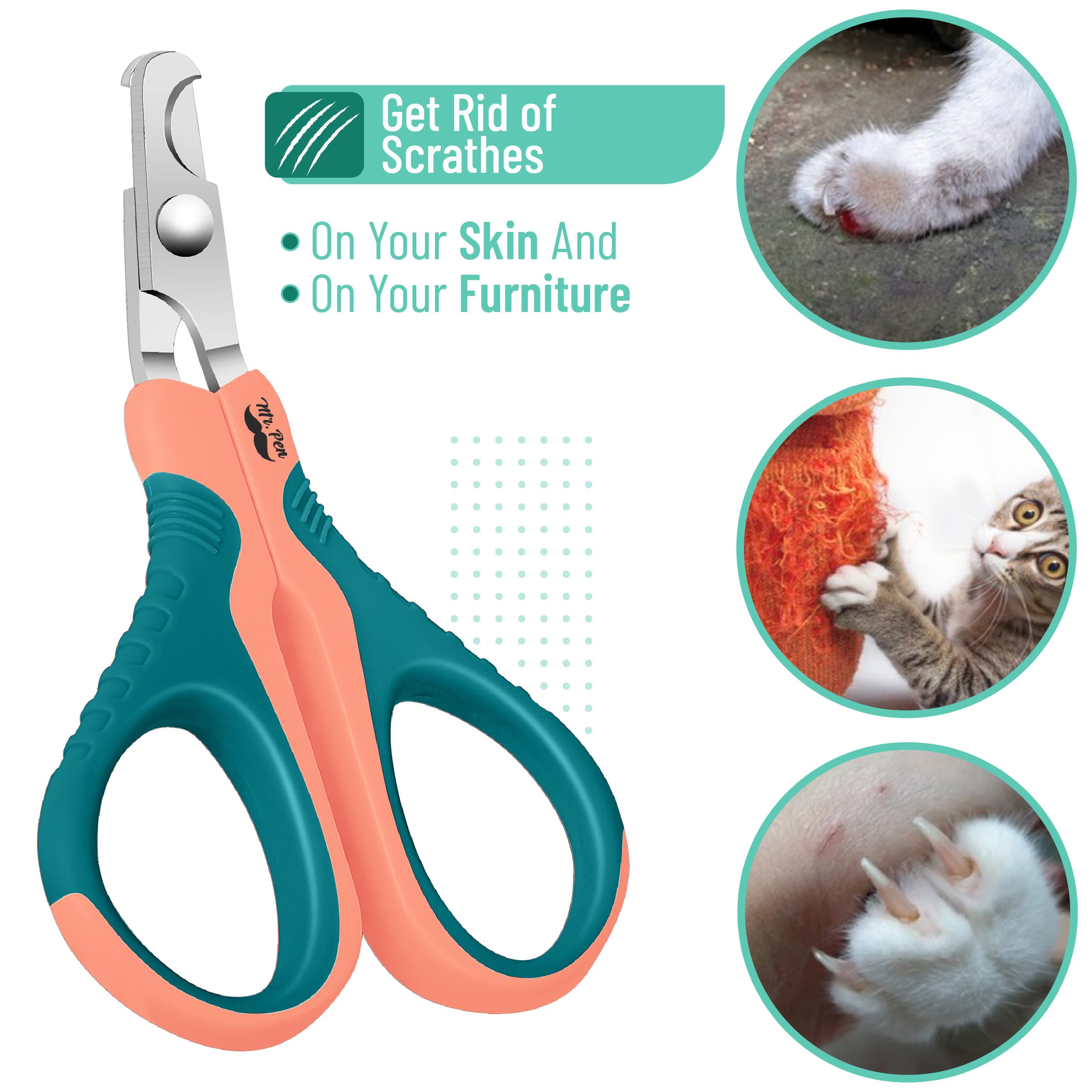 Mr. Pen- Cat Nail Clipper, Cat Nail Trimmer, Cat Nail Clippers, Cat Claw Clippers, Cat Clippers For Nails, Pet Nail Clippers, Kitten Nail Clipper, Small Dog Nail Clipper, Cat Claw Trimmer