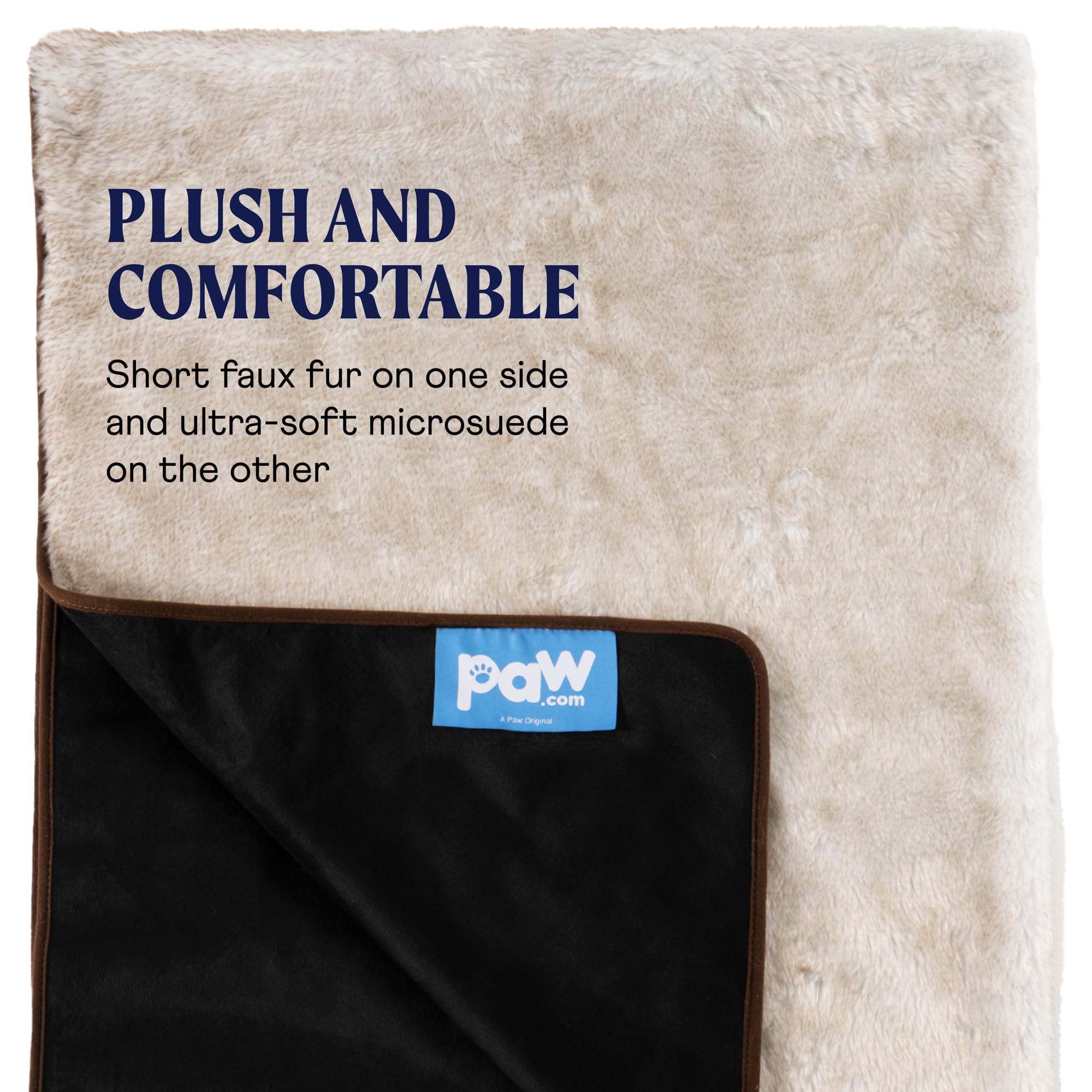 Pupprotector, Short Fur Throw, Soft Plush Waterproof Dog Blanket To Protect Car Seats And Furniture