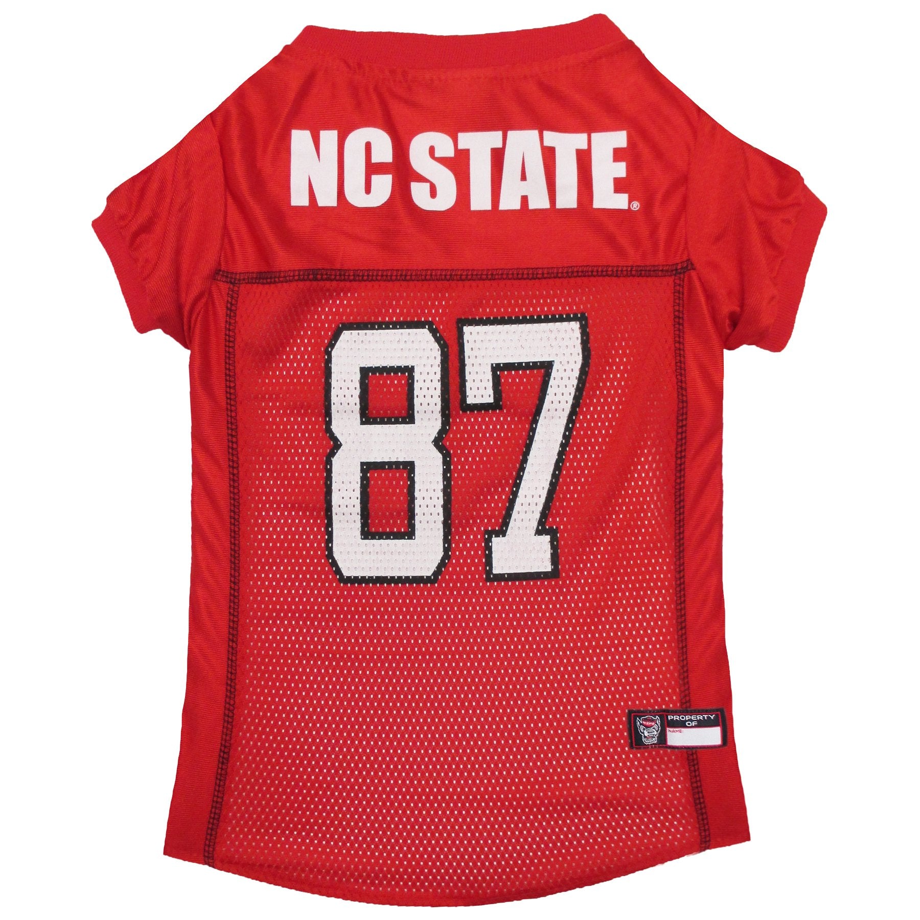 Pets First NCAA College North Carolina State Wolfpack Mesh Jersey for DOGS & CATS, Small.Licensed Dog Jersey with your Favorite