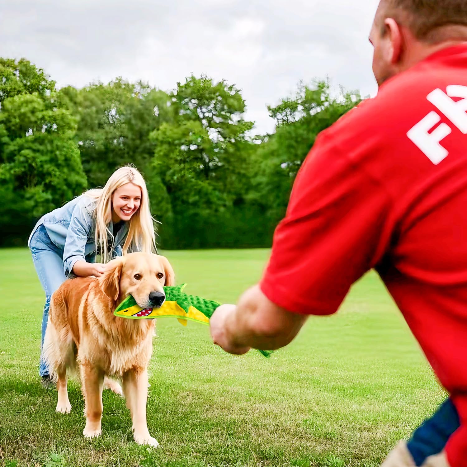 Vwptchi Dog Toy Squeaky Durable Dog Toys Chew For Aggressive Dogs No-Stuffed Dog Toy Interactive Hours Of Fun Keep Pups Busy -Gr