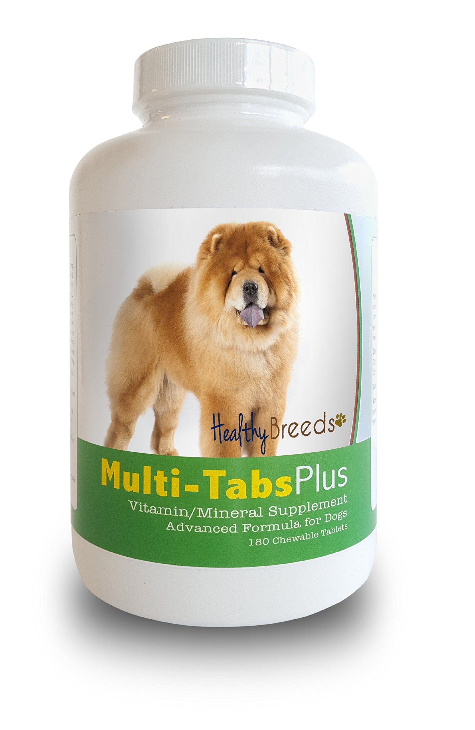 Healthy Breeds Chow Chow Multi-Tabs Plus Chewable Tablets 180 Count