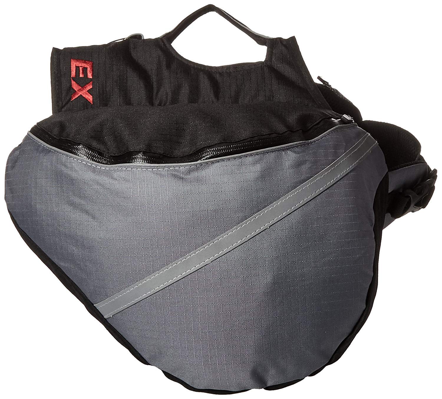 Doggles Dog Backpack, Extreme Large, Gray/Black
