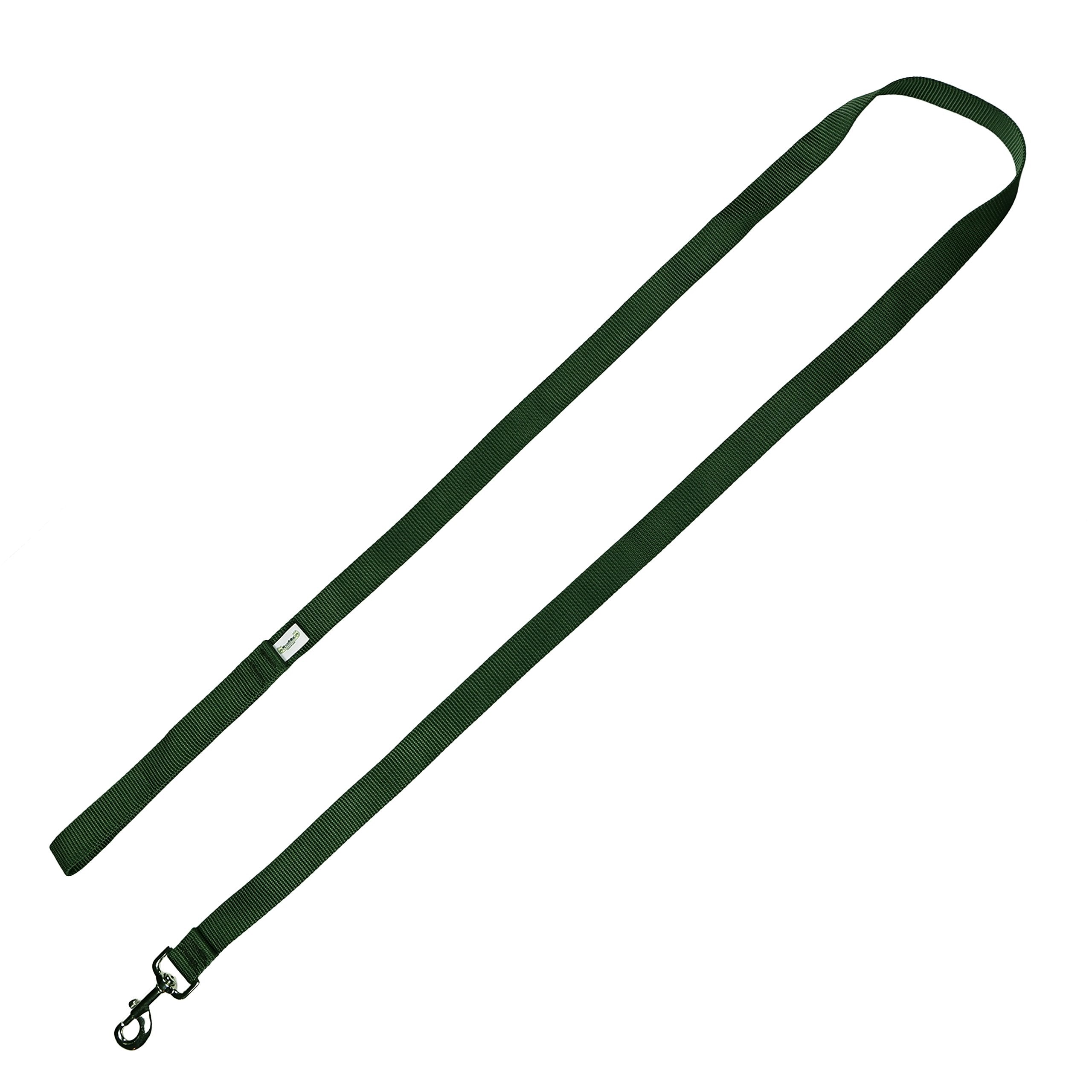 Moose Pet Wear Standard Dog Leash - Colored Heavy Duty Pet Leashes, 1 Inch X 4 Feet, Forest Green