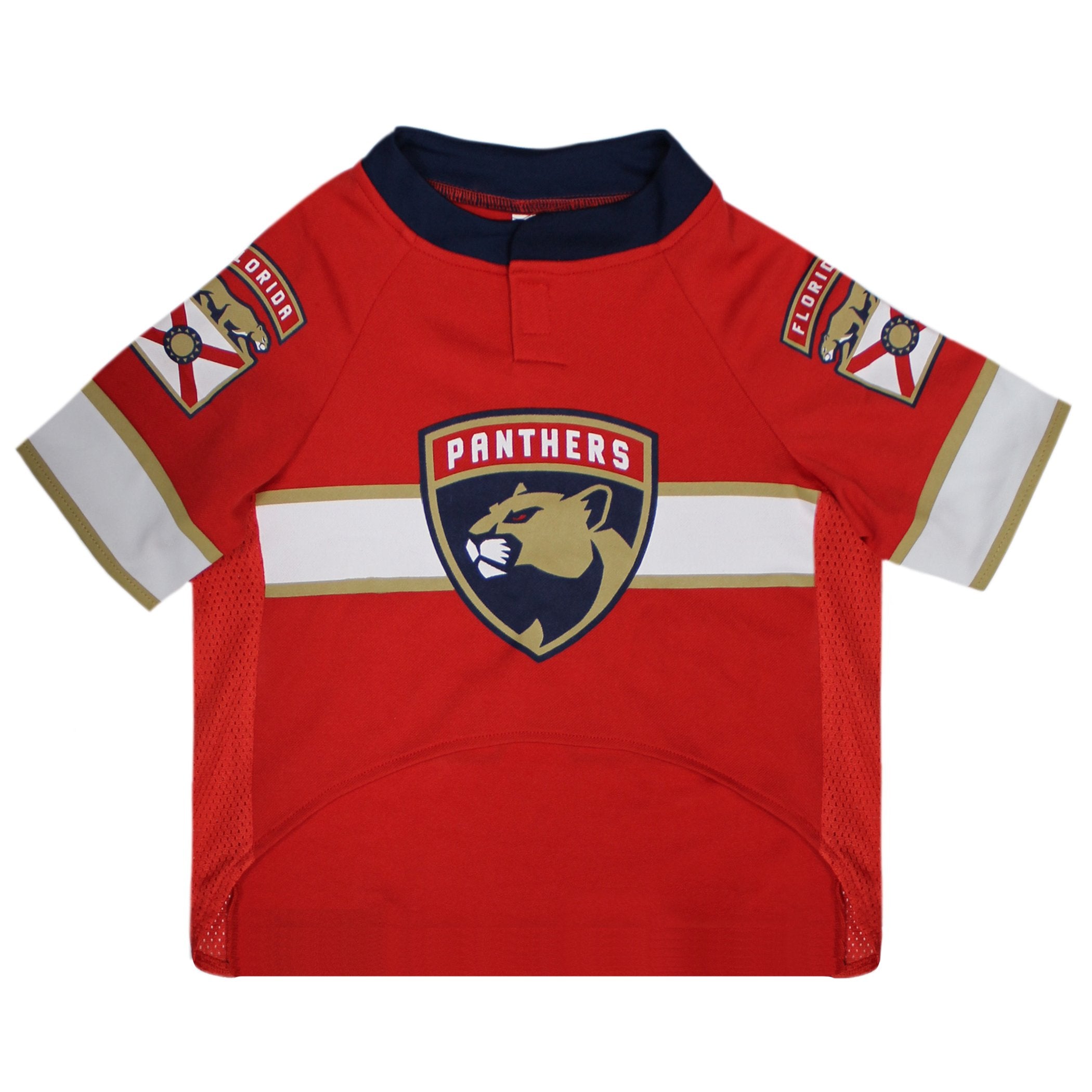 Pets First NHL Florida Panthers Jersey for Dogs & Cats, Small. - Let Your Pet be a Real NHL Fan!