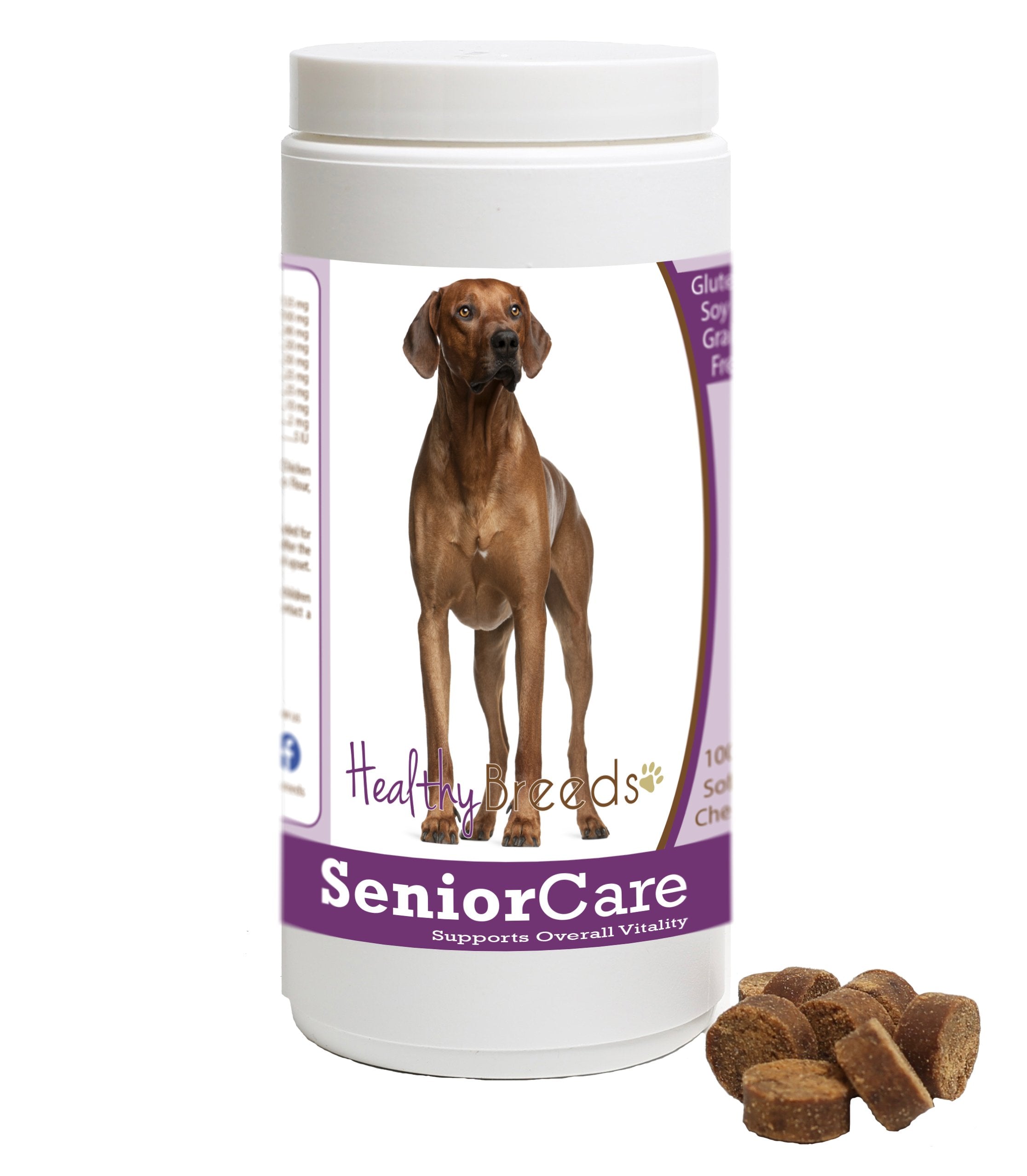 Healthy Breeds Rhodesian Ridgeback Senior Dog Care Soft Chews 100 Count