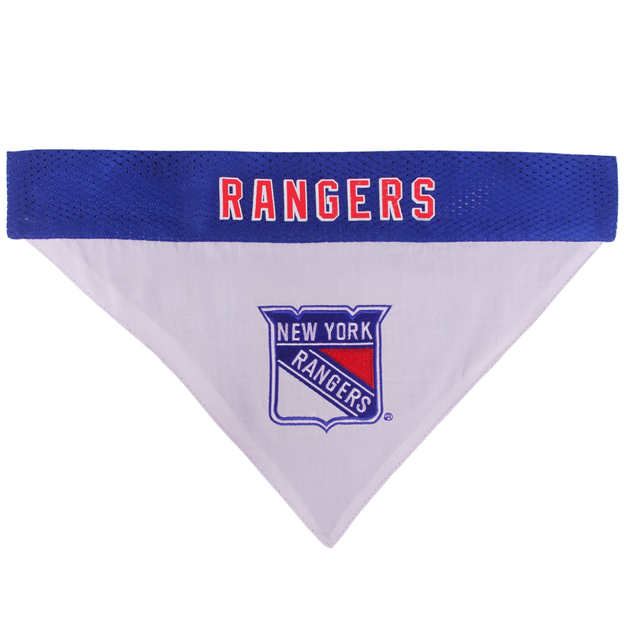NHL New York Rangers Bandana for Dogs & Cats, Small/Medium. - Cute & Stylish Bandana! The Perfect Hockey Fan Scarf Bandana, Grea