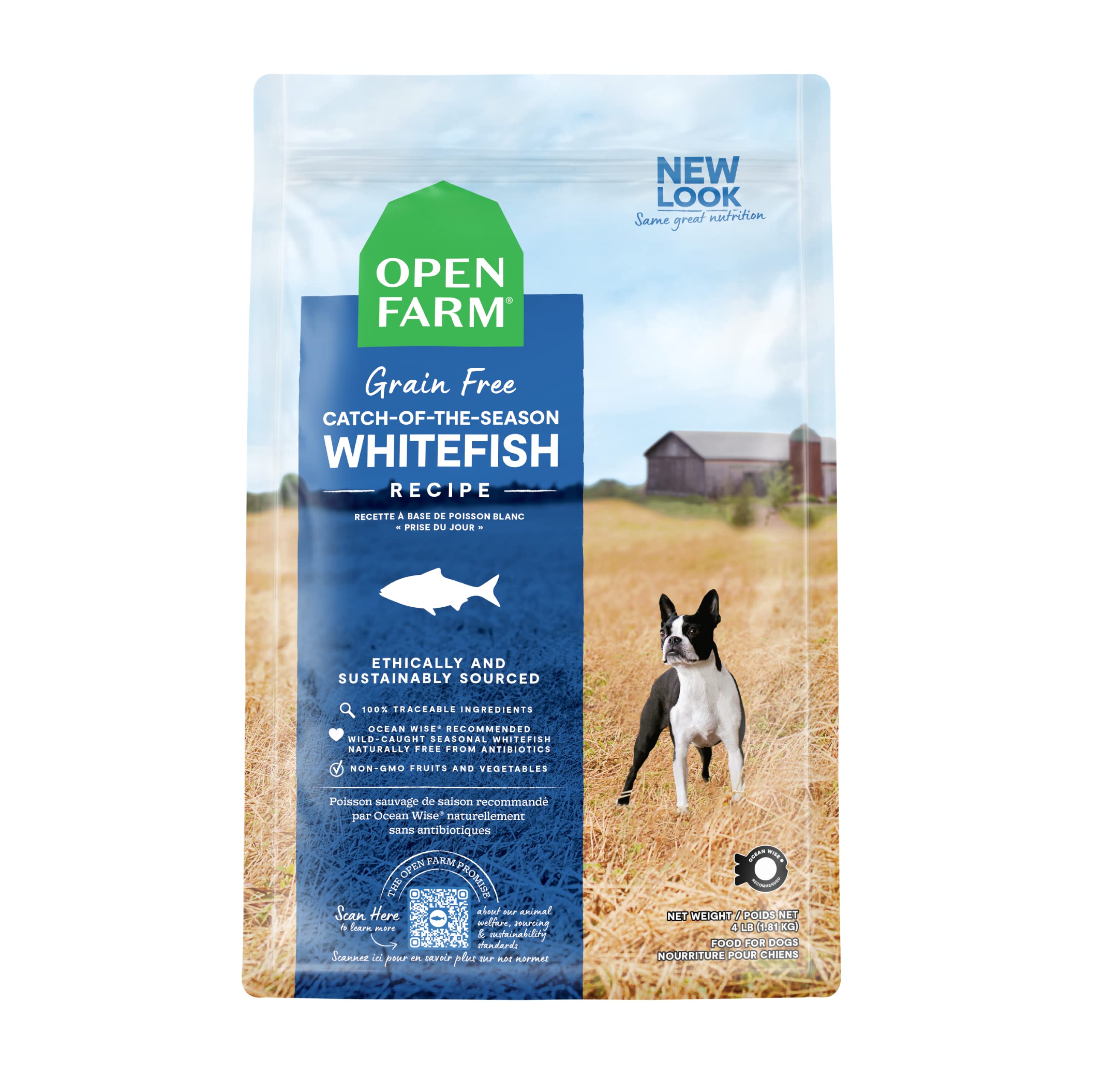 Open Farm Grain-Free Dry Dog Food with Ethically Sourced Ingredients, Non-GMO Veggies & Superfoods to Support Overall Health, Ca