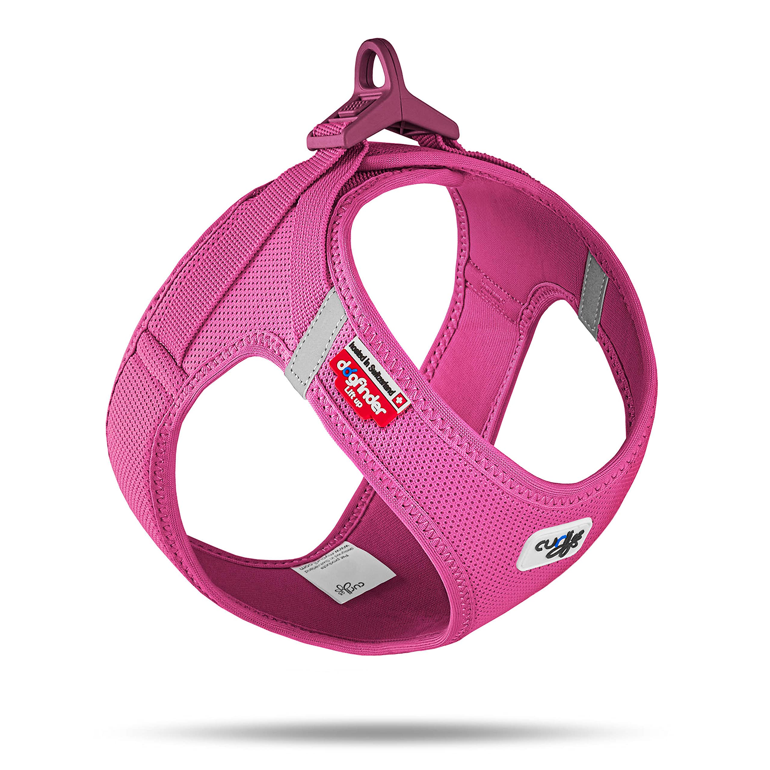 Vest Harness Curli Clasp Air-Mesh Fuchsia 3Xs