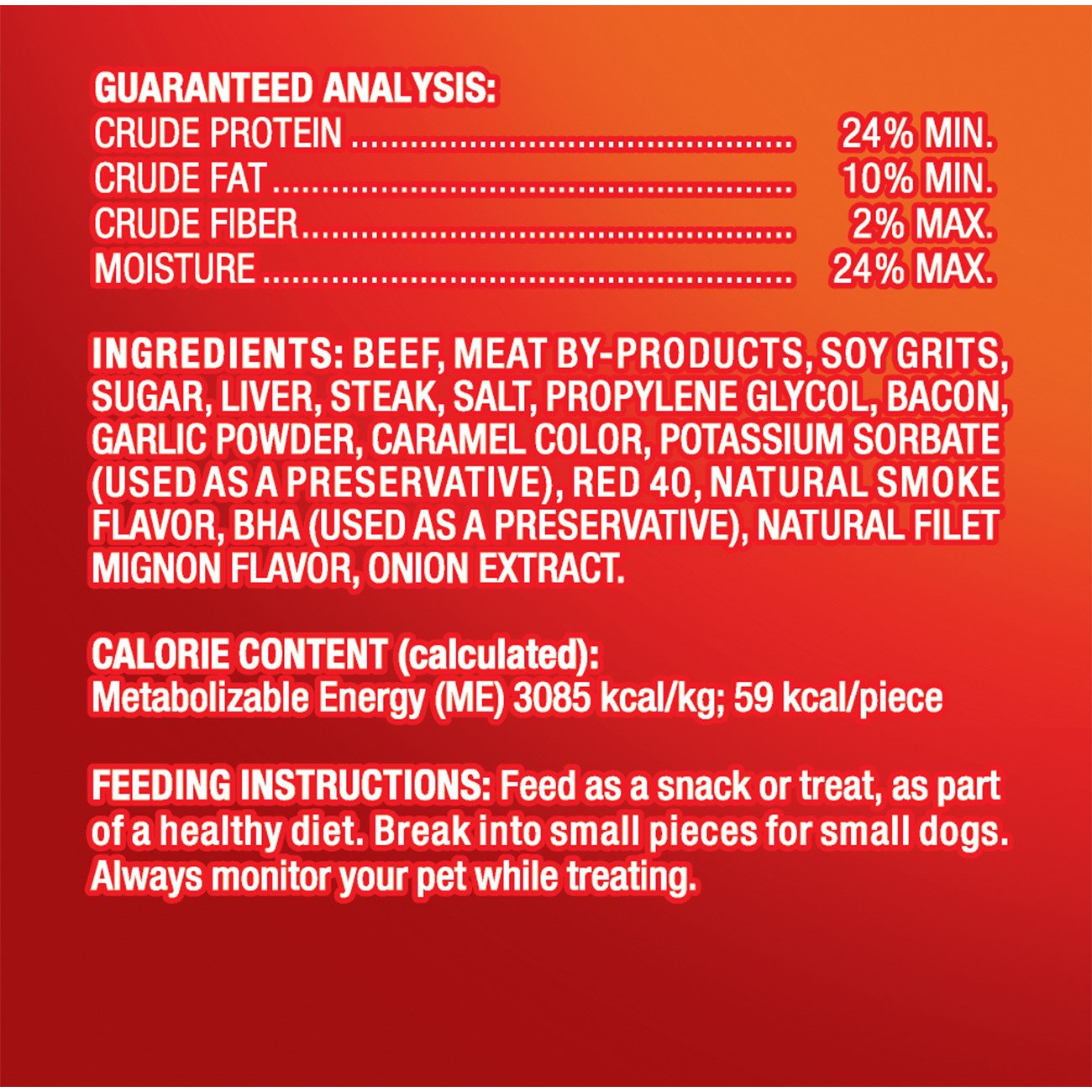 Pup-Peroni Original Filet Mignon & Bacon Flavor Dog Snacks, 25 Oz