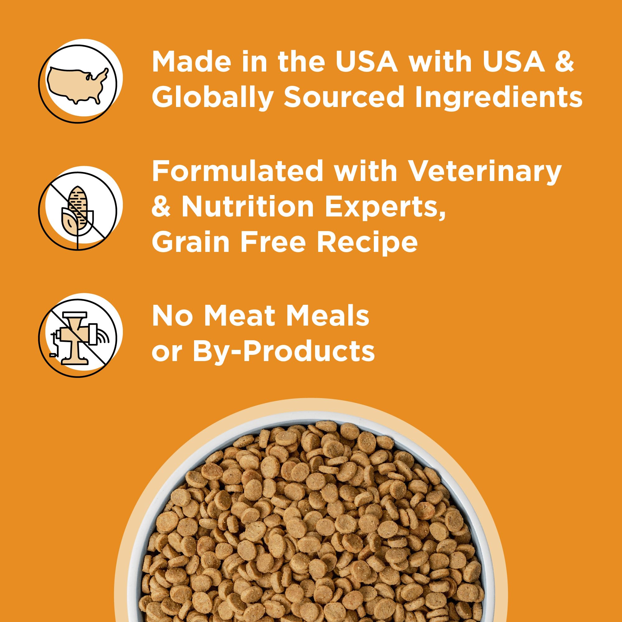 BIXBI Rawbble Dry Dog Food, Chicken, 24 lbs - USA Made with Fresh Meat - No Meat Meal & No Corn, Soy or Wheat - Freeze Dried Raw