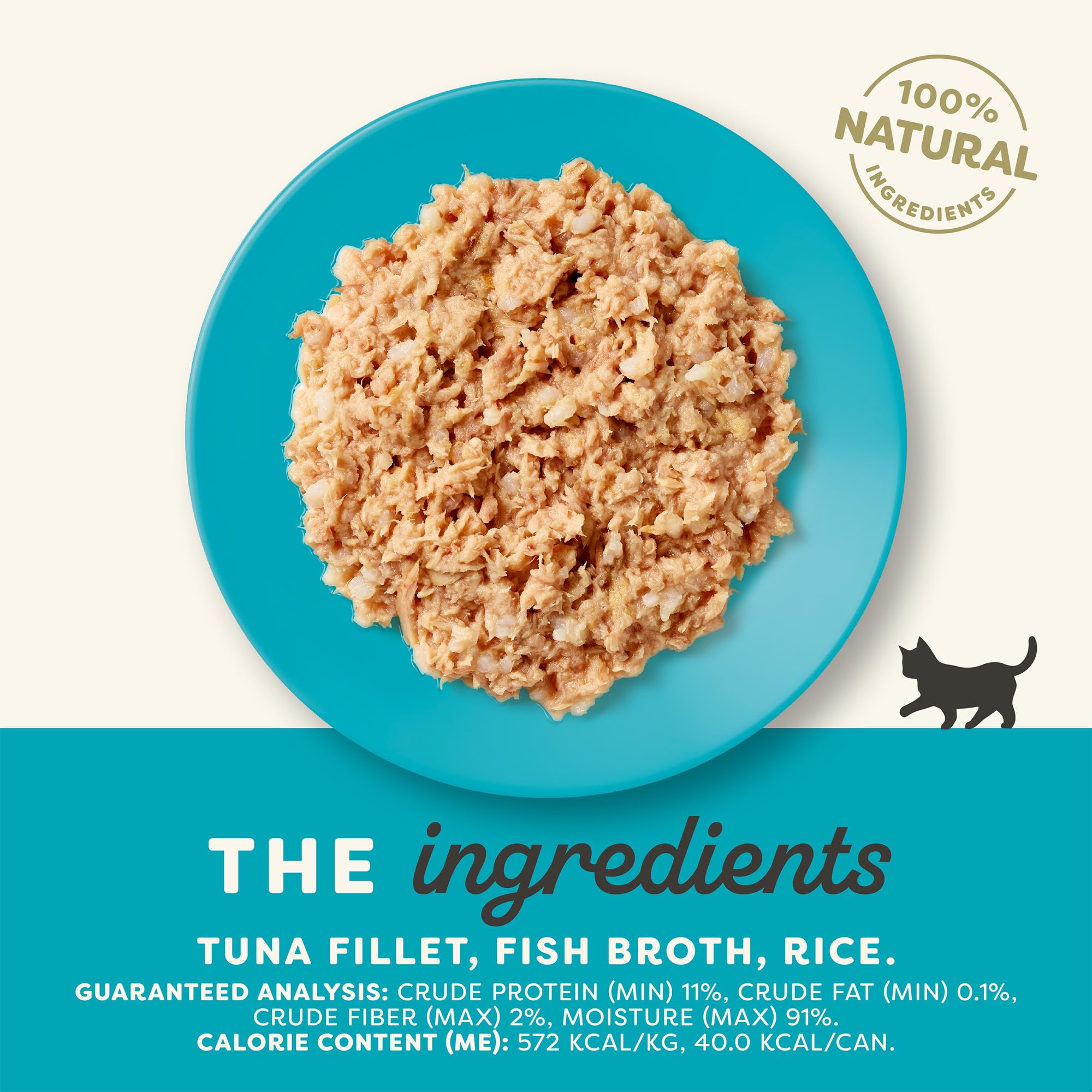 Applaws Natural Wet Kitten Food, Limited and Natural Ingredients, High Protein with No Artificial Additives, Tuna Fillet in Brot