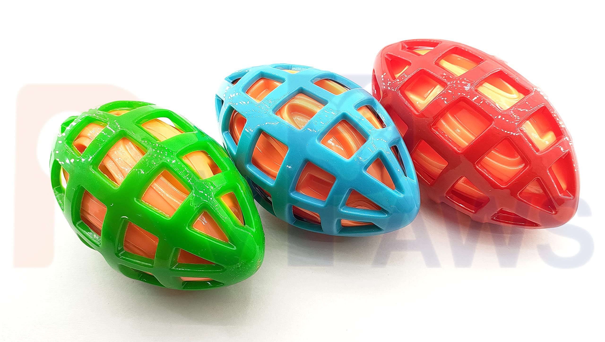 Rvpaws Rugby Ball Squeaky Dog Toys, Durable Rubber Dog Squeak Toy For Aggressive Chewers, Almost Indestructible Interactive Dog 