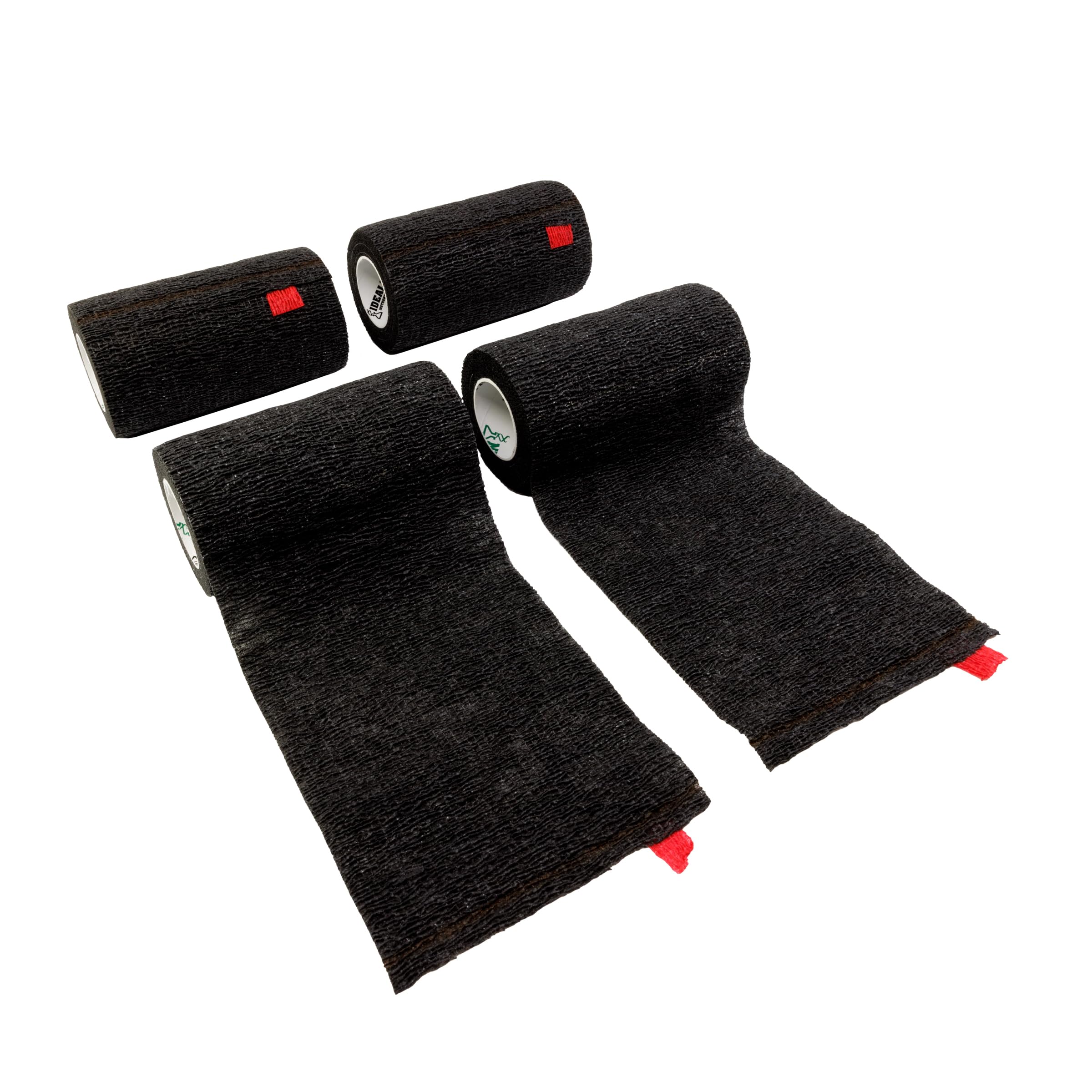 SyrFlex Cohesive Bandage 4    Black 4 pk