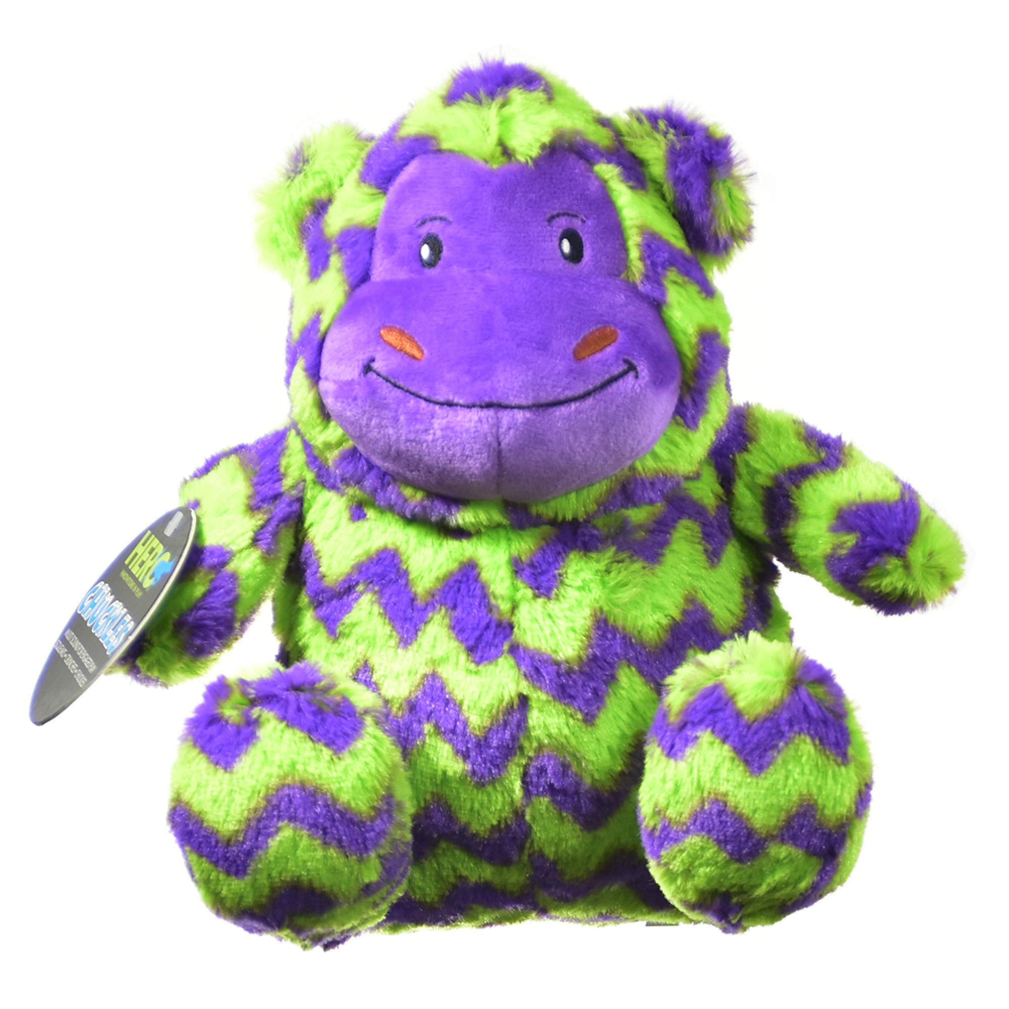 Hero Chuckles, Plush Squeaky Dog Toy, Durable Stuffed Animal With 3 In 1 Squeaker