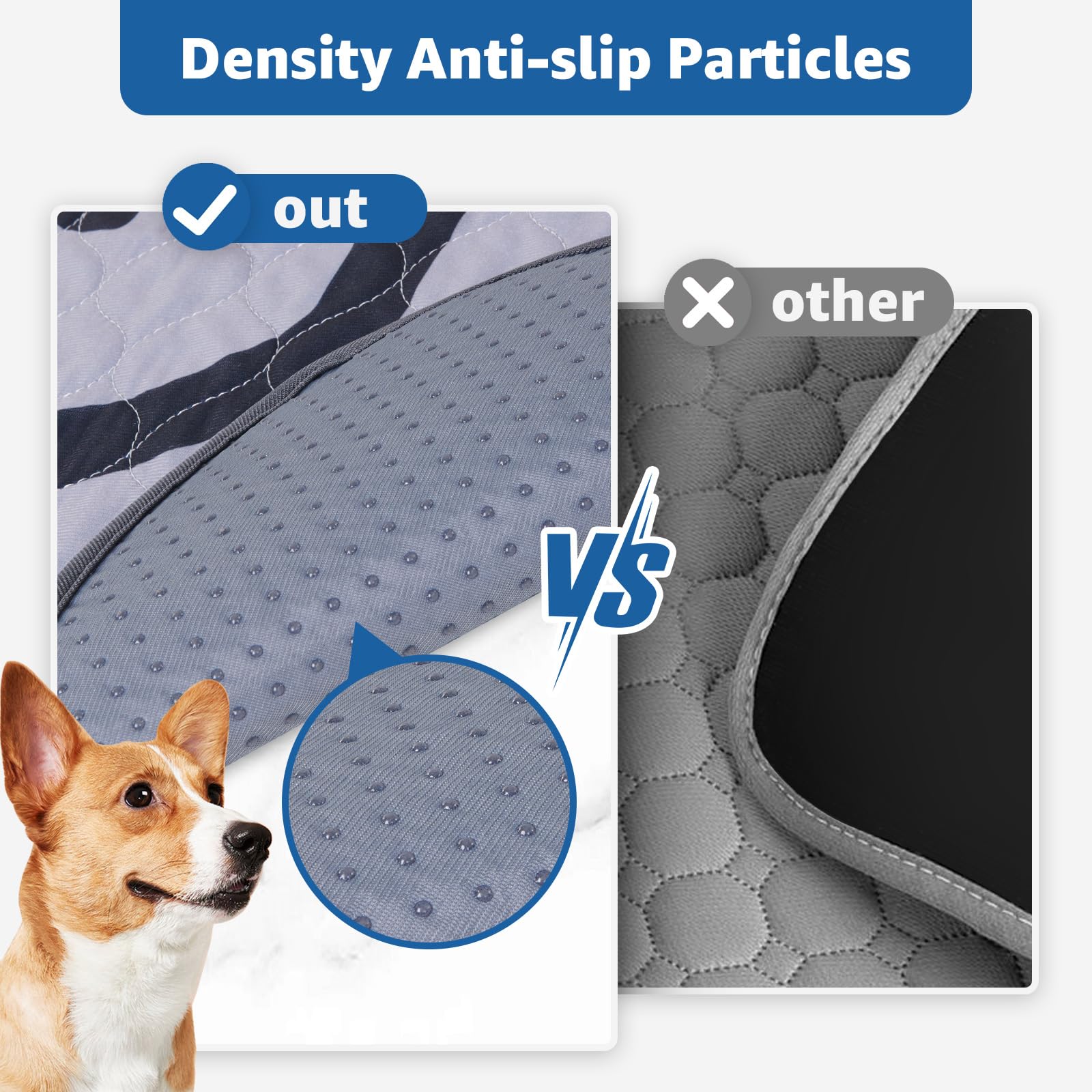 2 Pack Washable Puppy Pads For Dogs: 48X60In Reusable Pee Pads With Absorbent Whelping Pad Features - Waterproof Non-Slip Dog Ru