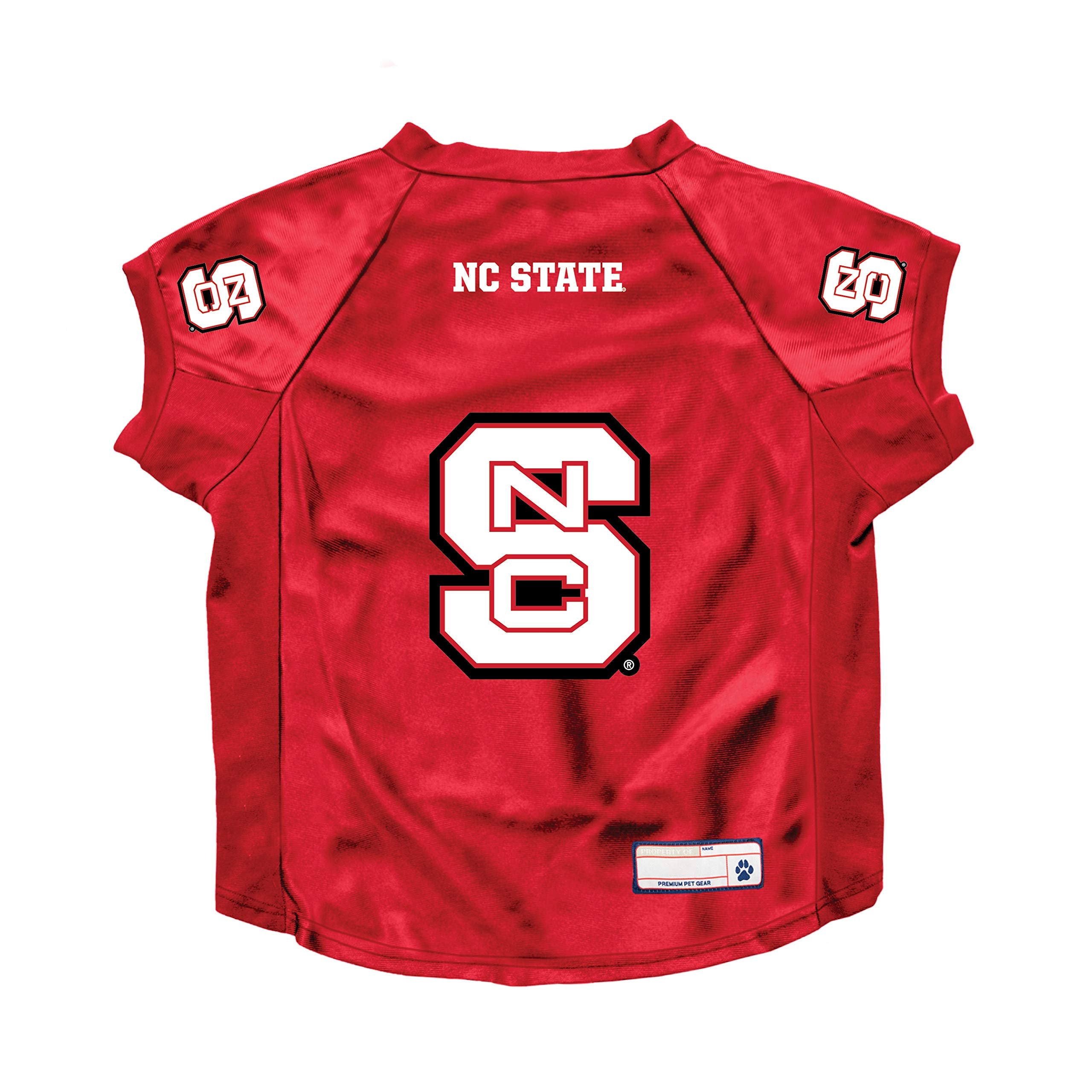 North Carolina State Wolfpack Pet Jersey Stretch Size Big Dog - Special Order