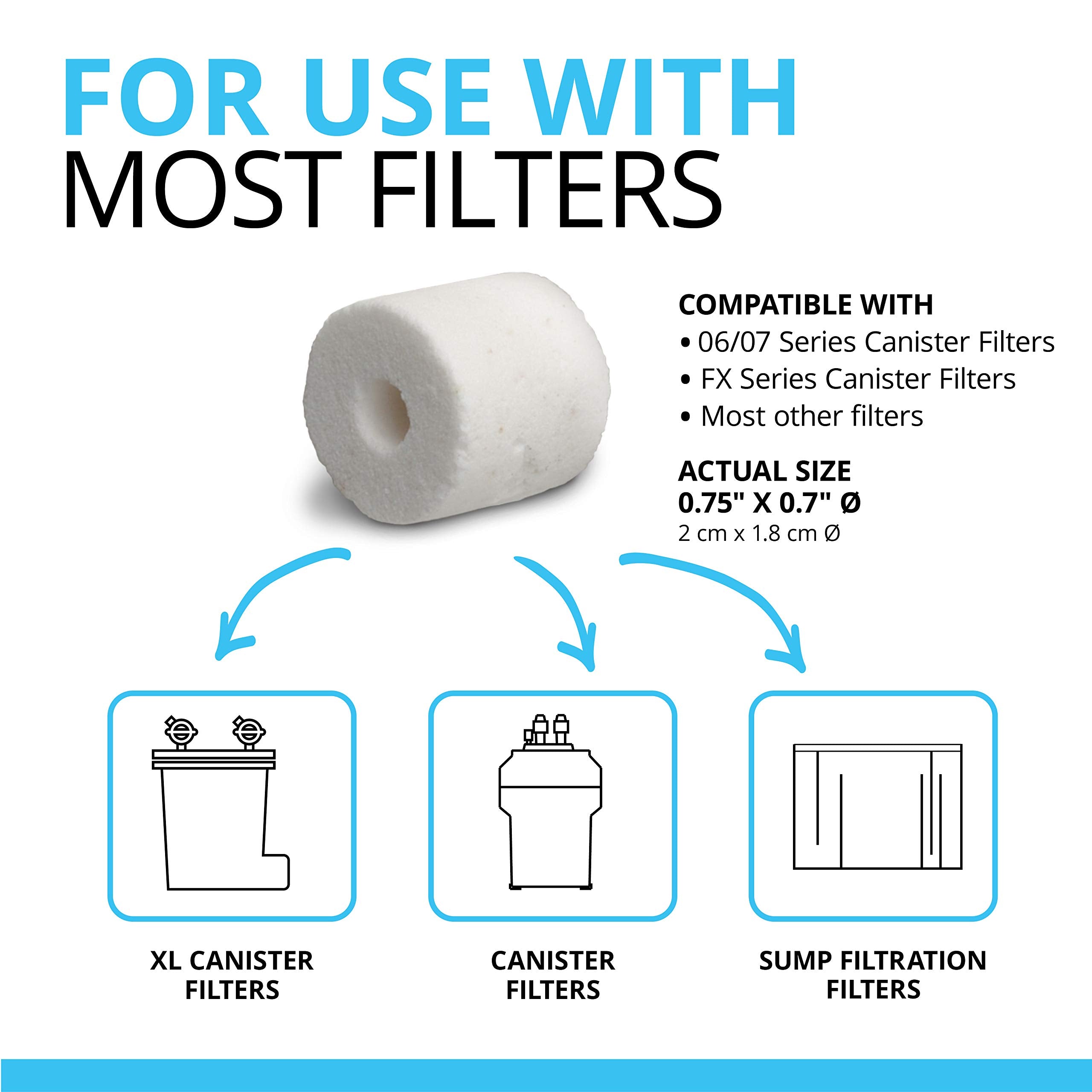 Fluval BioMax Biological Filter Media, 500 g - Aquarium Biological Material Remover