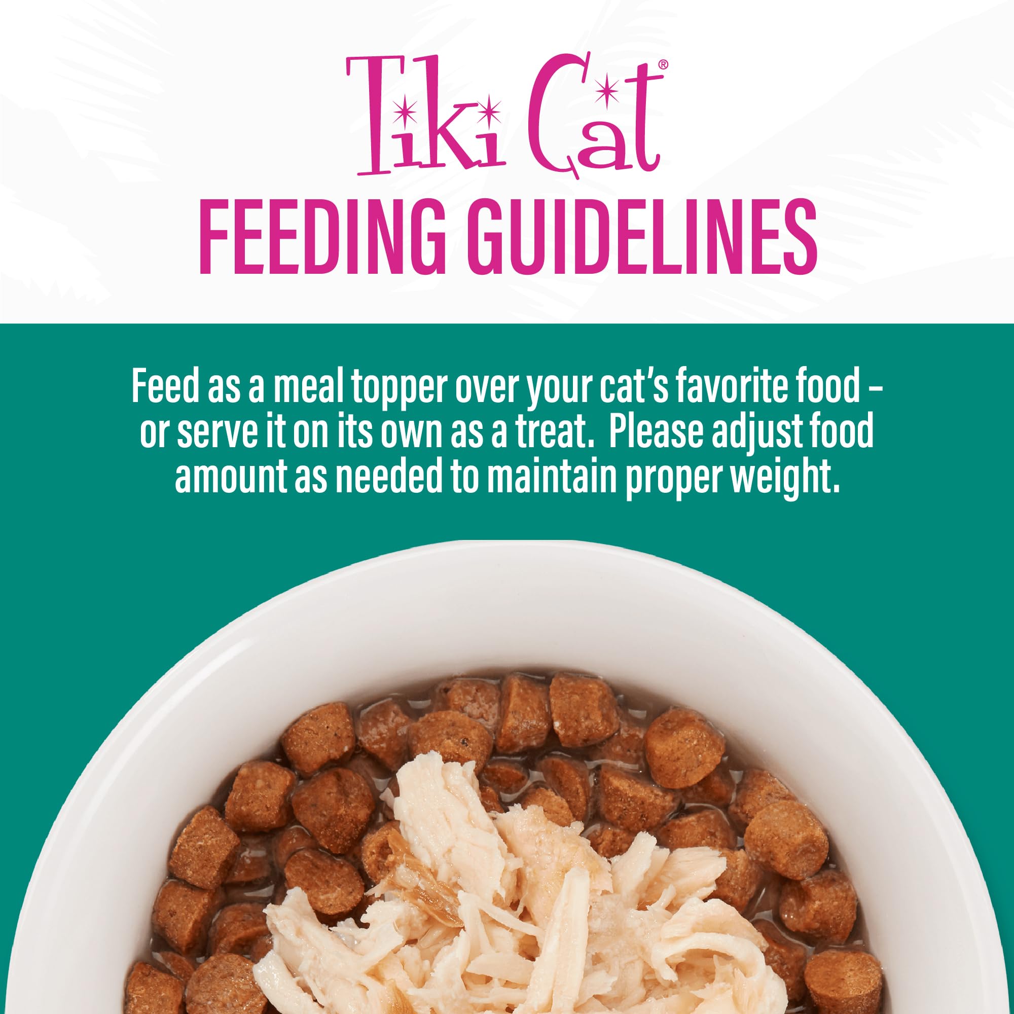 Tiki Cat Born Carnivore Complements Wet Cat Food Topper, Chicken & Salmon 2.1 oz. Pouch (12 Count)