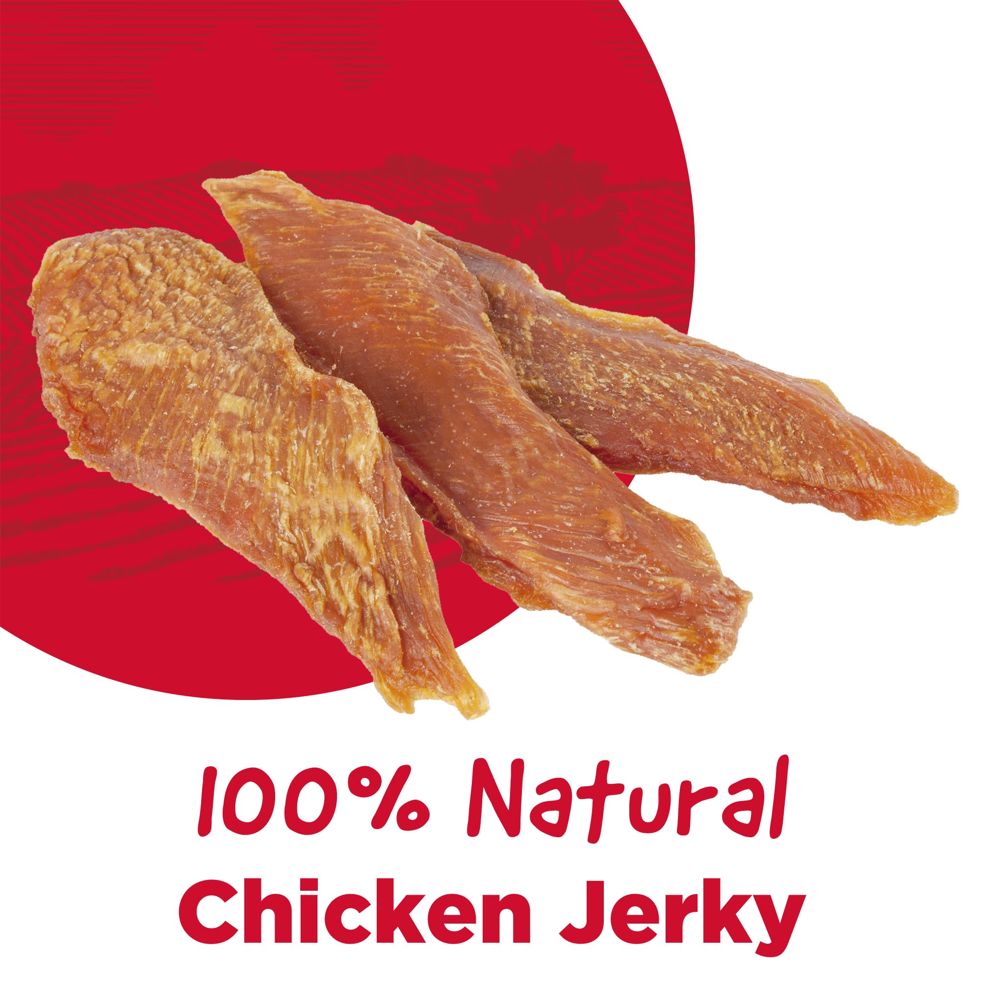Country Kitchen Chicken Jerky Dog Treats, High Protein, Low Fat, 32 oz, Made with Real Chicken
