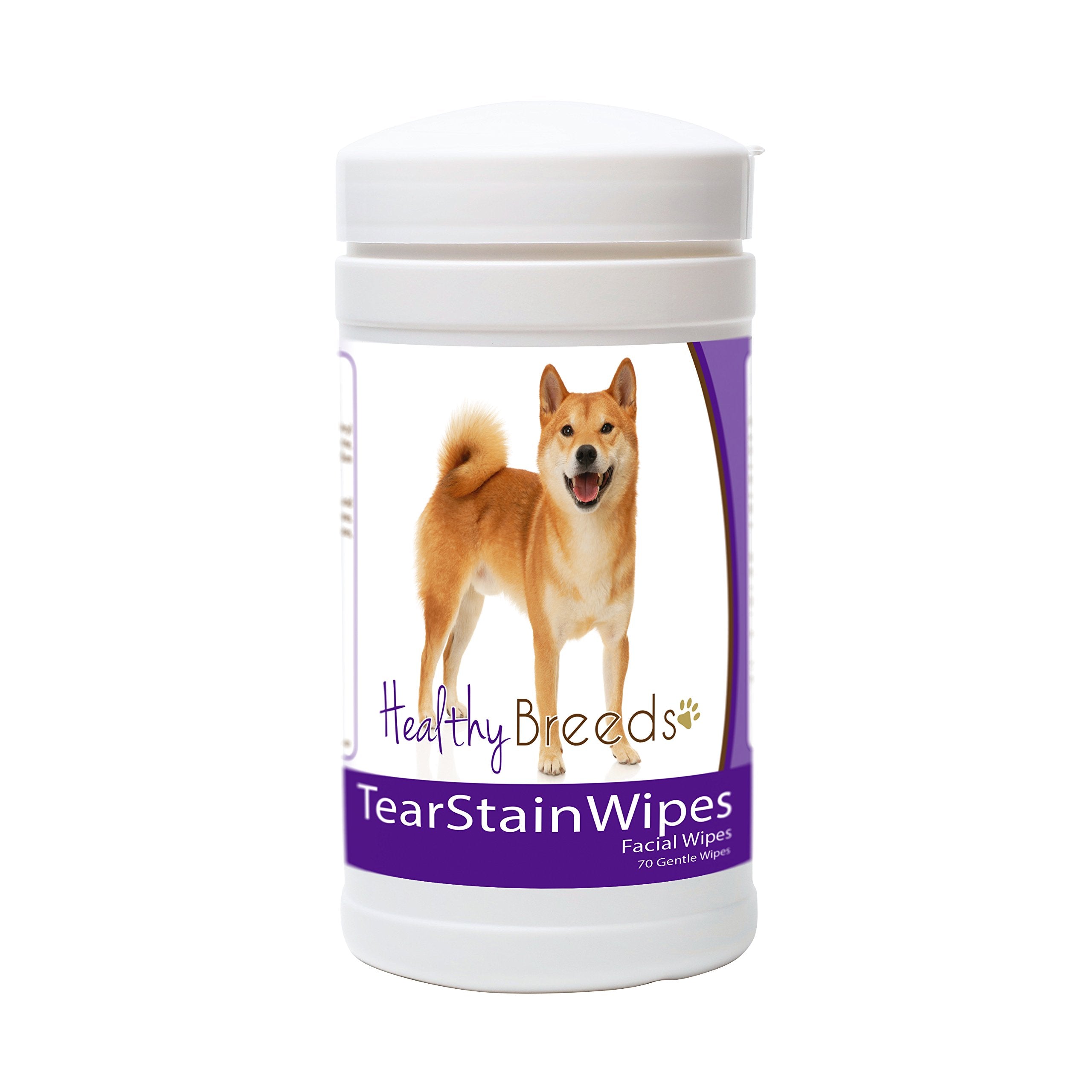 Healthy Breeds Shiba Inu Tear Stain Wipes 70 Count