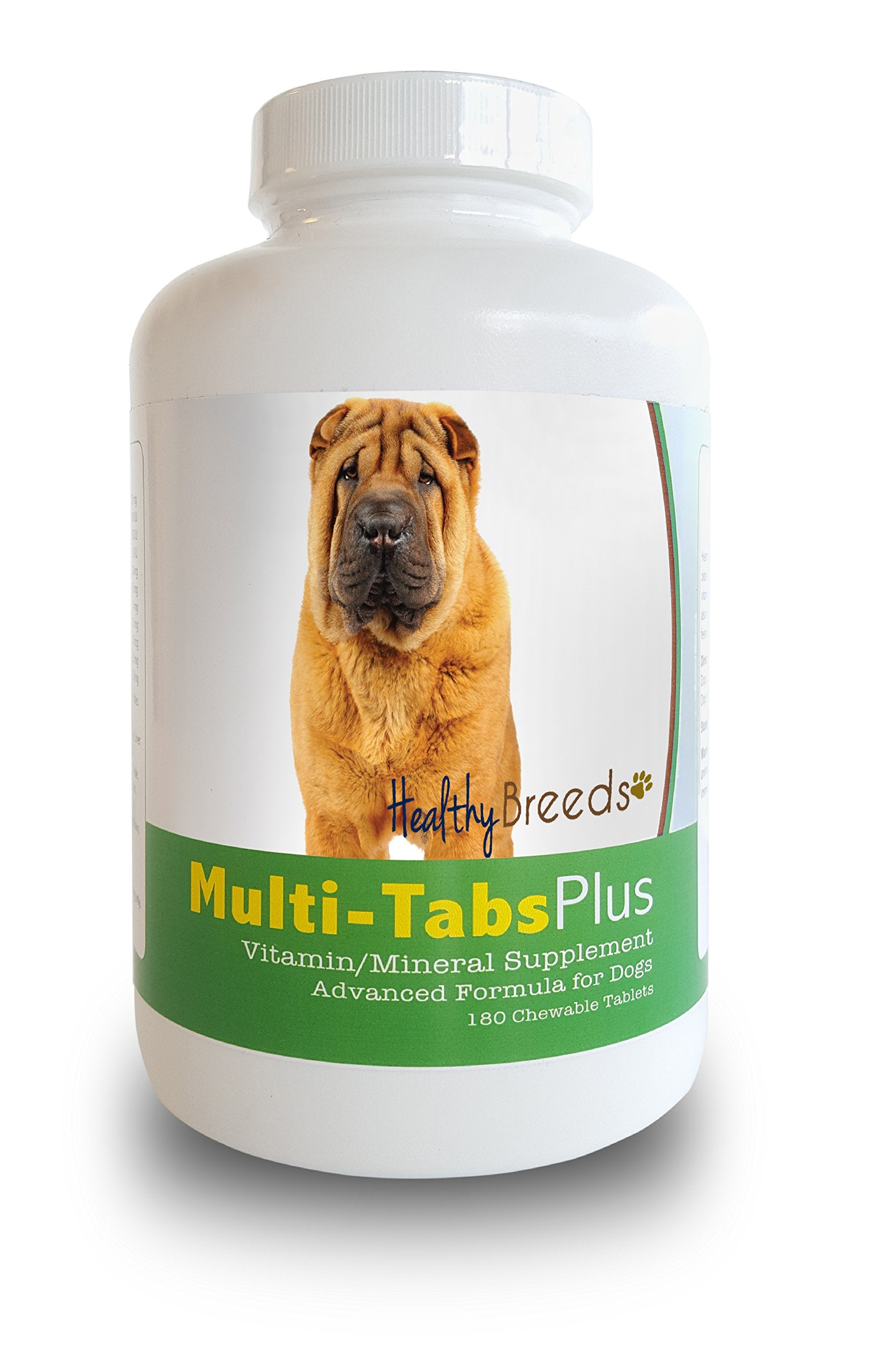Healthy Breeds Chinese Shar Pei Multi-Tabs Plus Chewable Tablets 180 Count