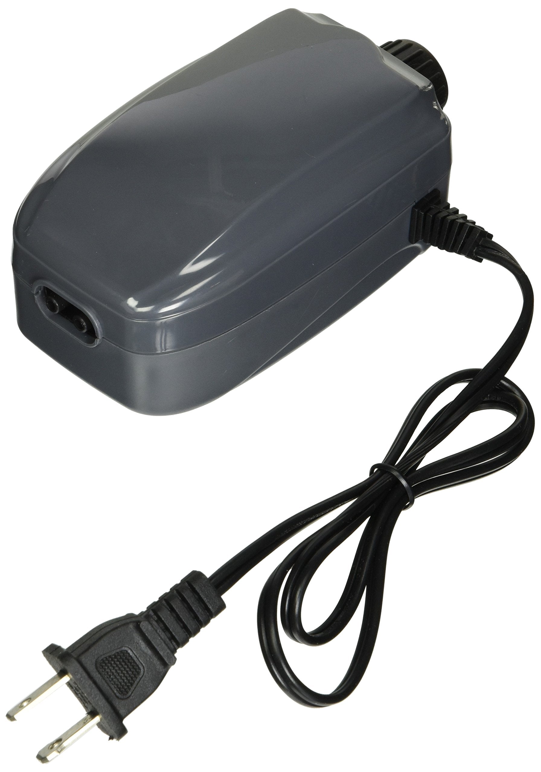 Sunsun Yt-302C 3W 3-Lpm Aquarium Air Pump With 2 Outlets, 60 Gallon