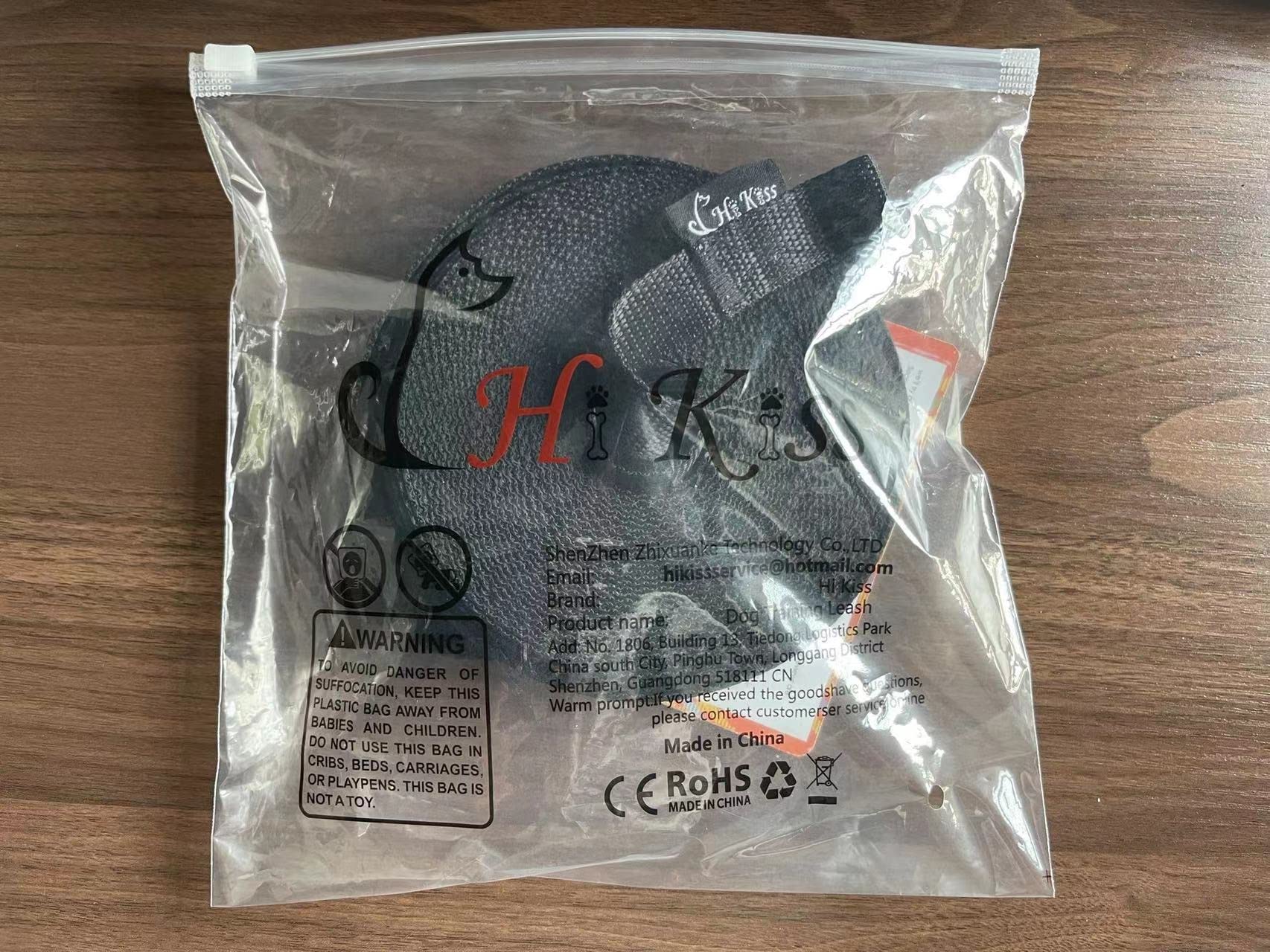 Hi Kiss Dog/Puppy Obedience Recall Training Agility Lead - 15Ft 20Ft 30Ft 50Ft 100Ft Training Leash - Great For Training, Play, Camping, Or Backyard - Black 20Ft