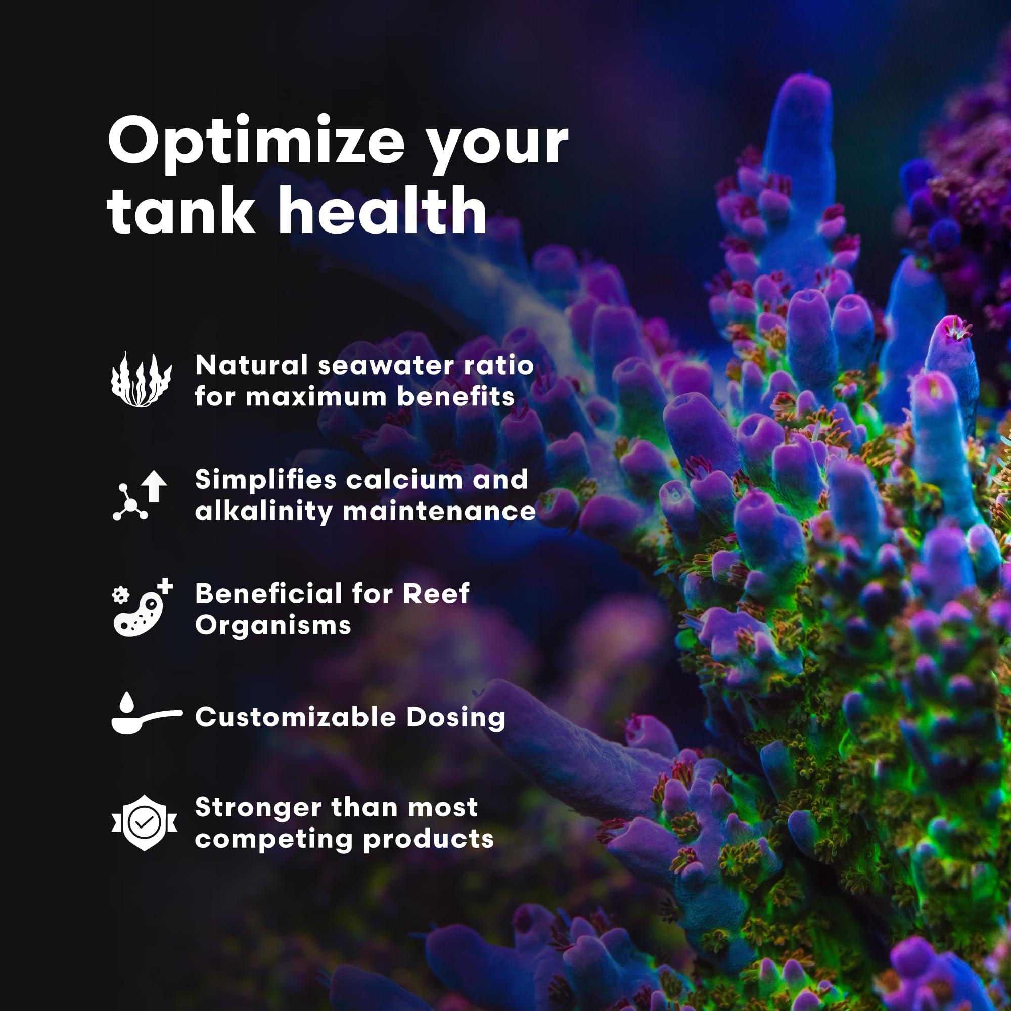 Brightwell Aquatics Reef Code A - Balanced Calcium and Alkalinity System for Marine Fish & Reef Aquariums