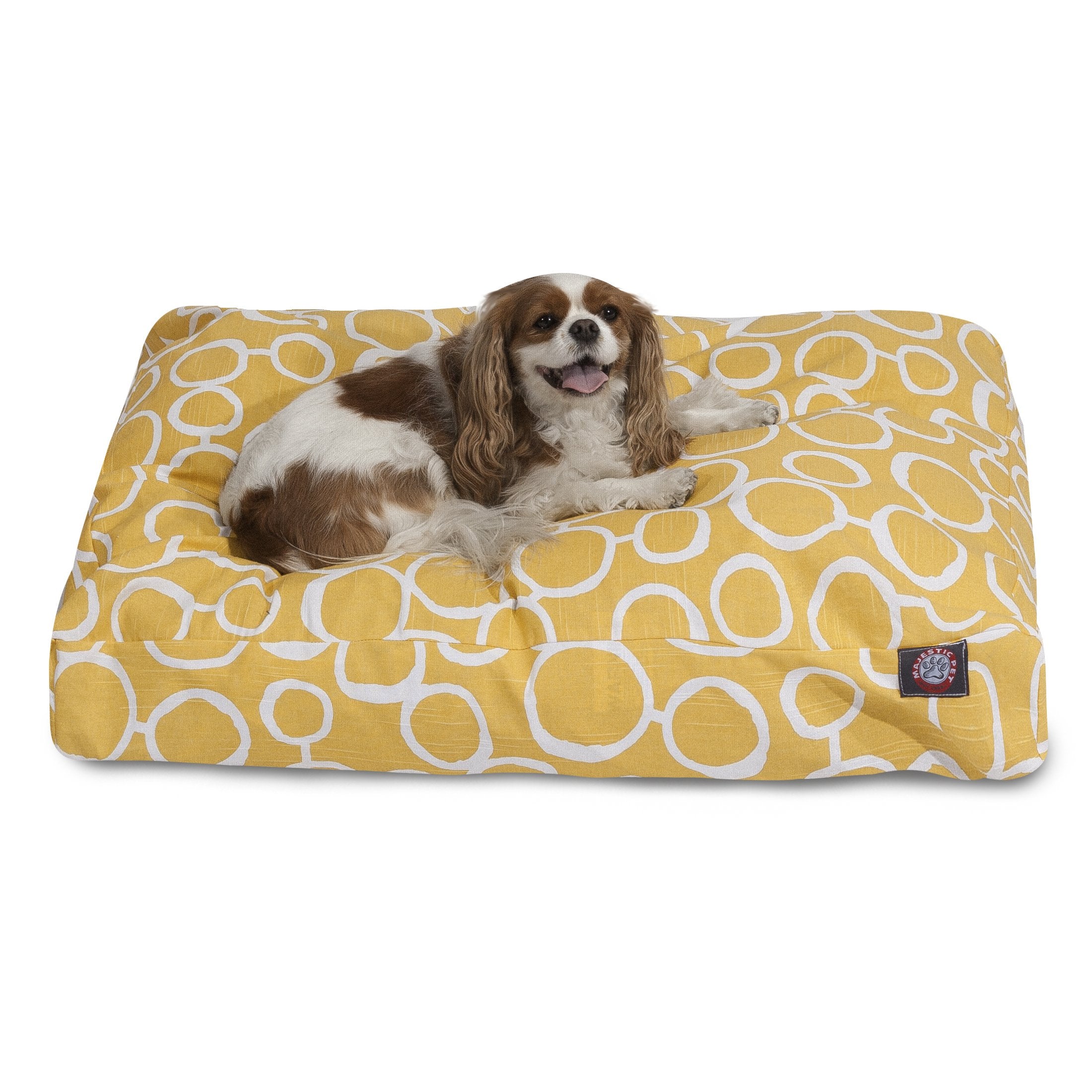 Majestic Pet Fusion Yellow Small Rectangle Pet Bed