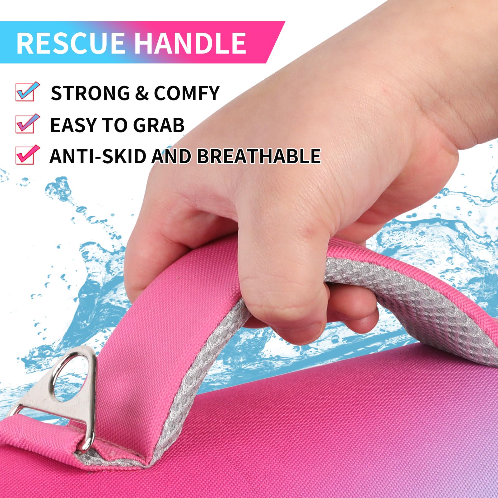 Doglay Dog Life Jacket For Boating & Swimming, High Buoyancy Reflective Dog Life Vests With Rescue Handle And D-Ring, Ripstop Ad