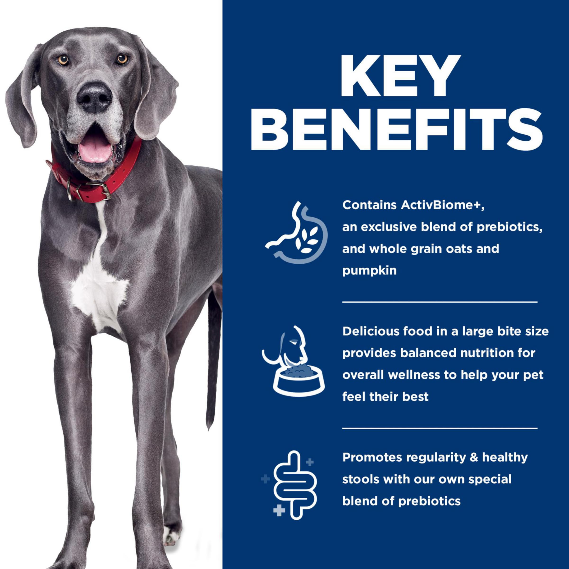 Hills Science Diet Perfect Digestion, Adult 1-5, Large Breed Digestive Support, Dry Dog Food, Chicken, Brown Rice, & Whole Oats