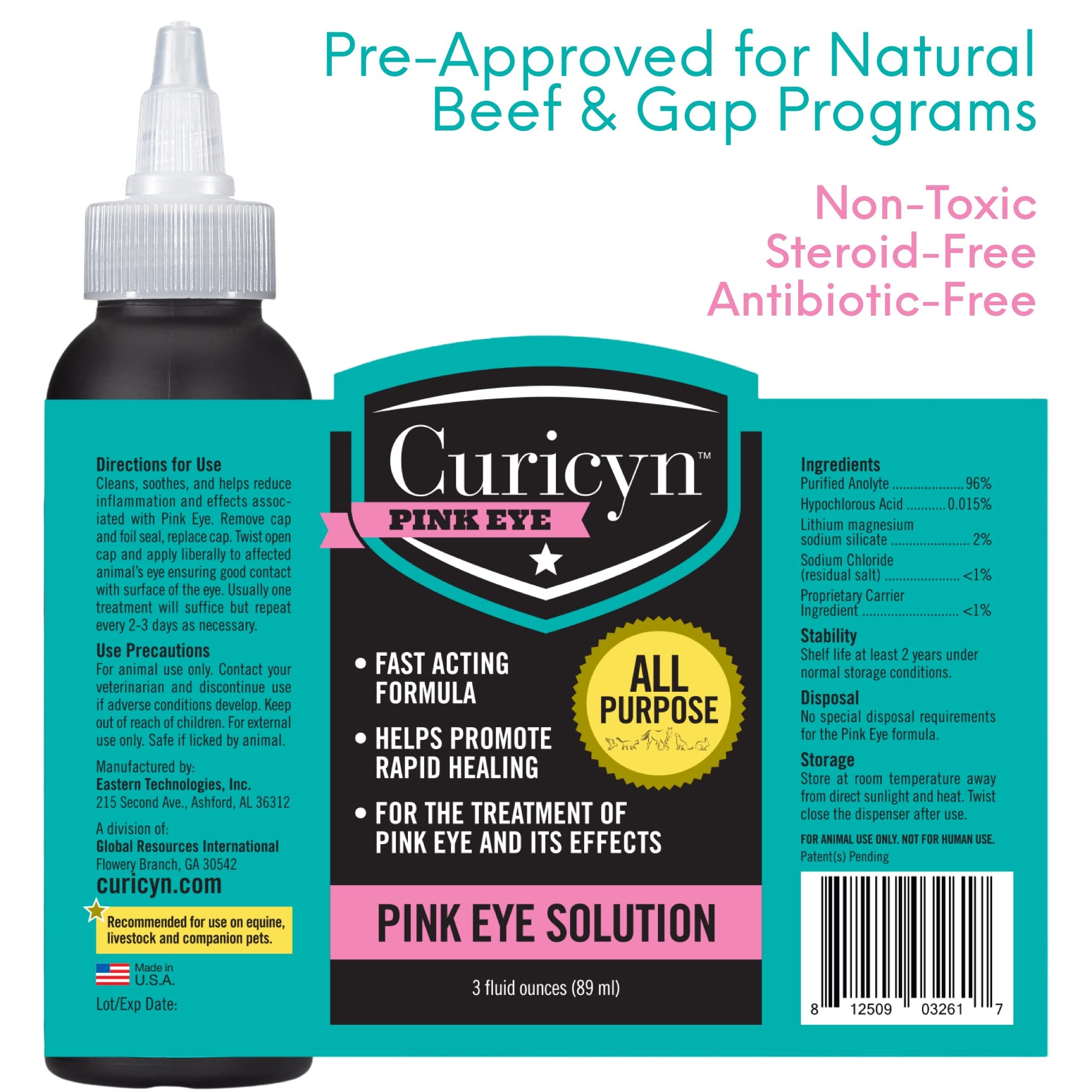 Curicyn Pink Eye Solution